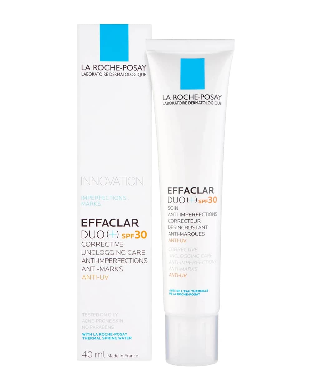 La Roche-Posay Effaclar Duo+ Trattamento Purificante Protettivo con Niacinamide SPF 30 40 ml