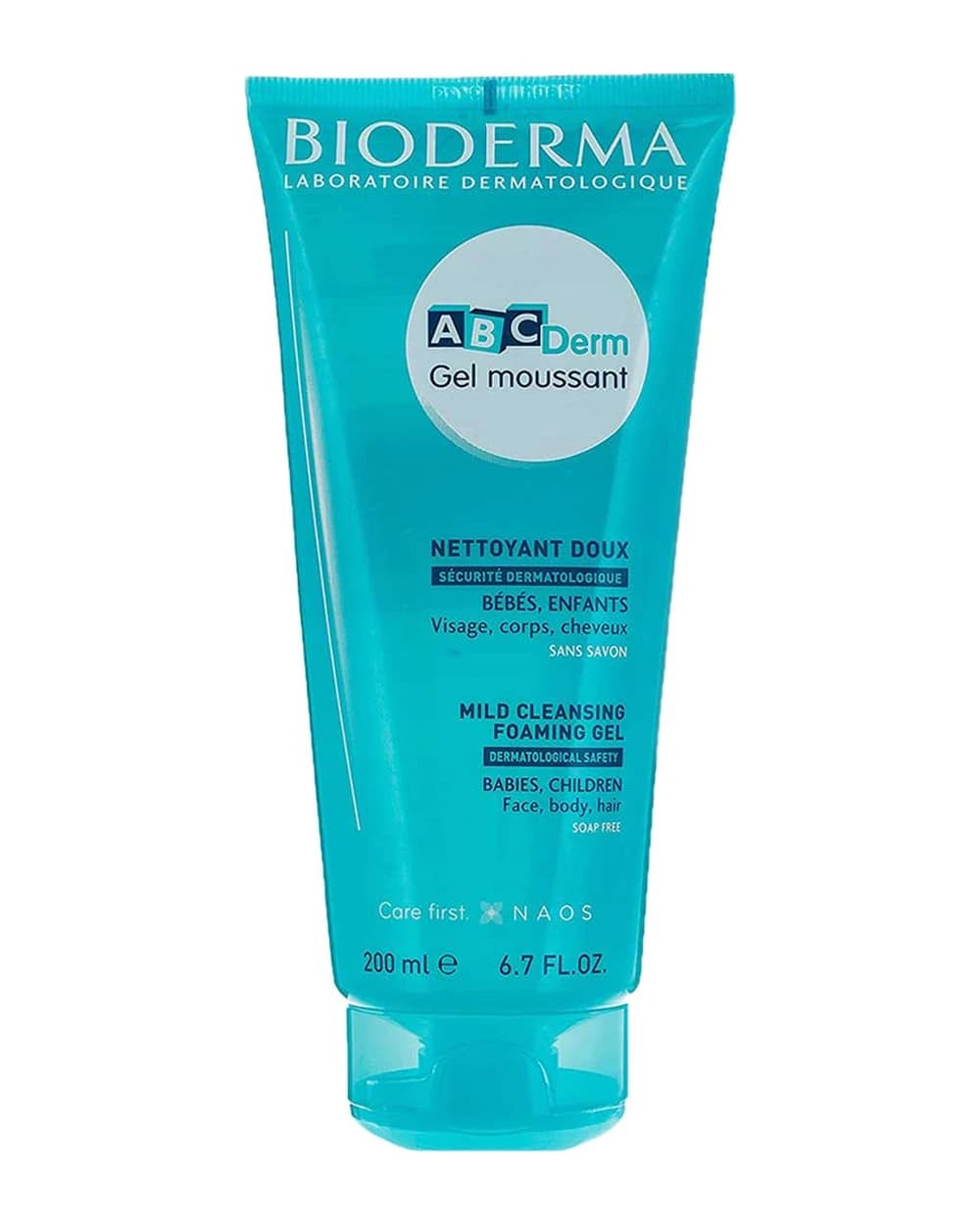 ژل شستشوی سر و بدن کودک ABCDerm بایودرما 200ml