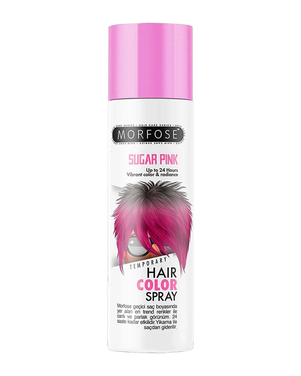 اسپری رنگ مو صورتی Sugar Pink مورفوس 150ml