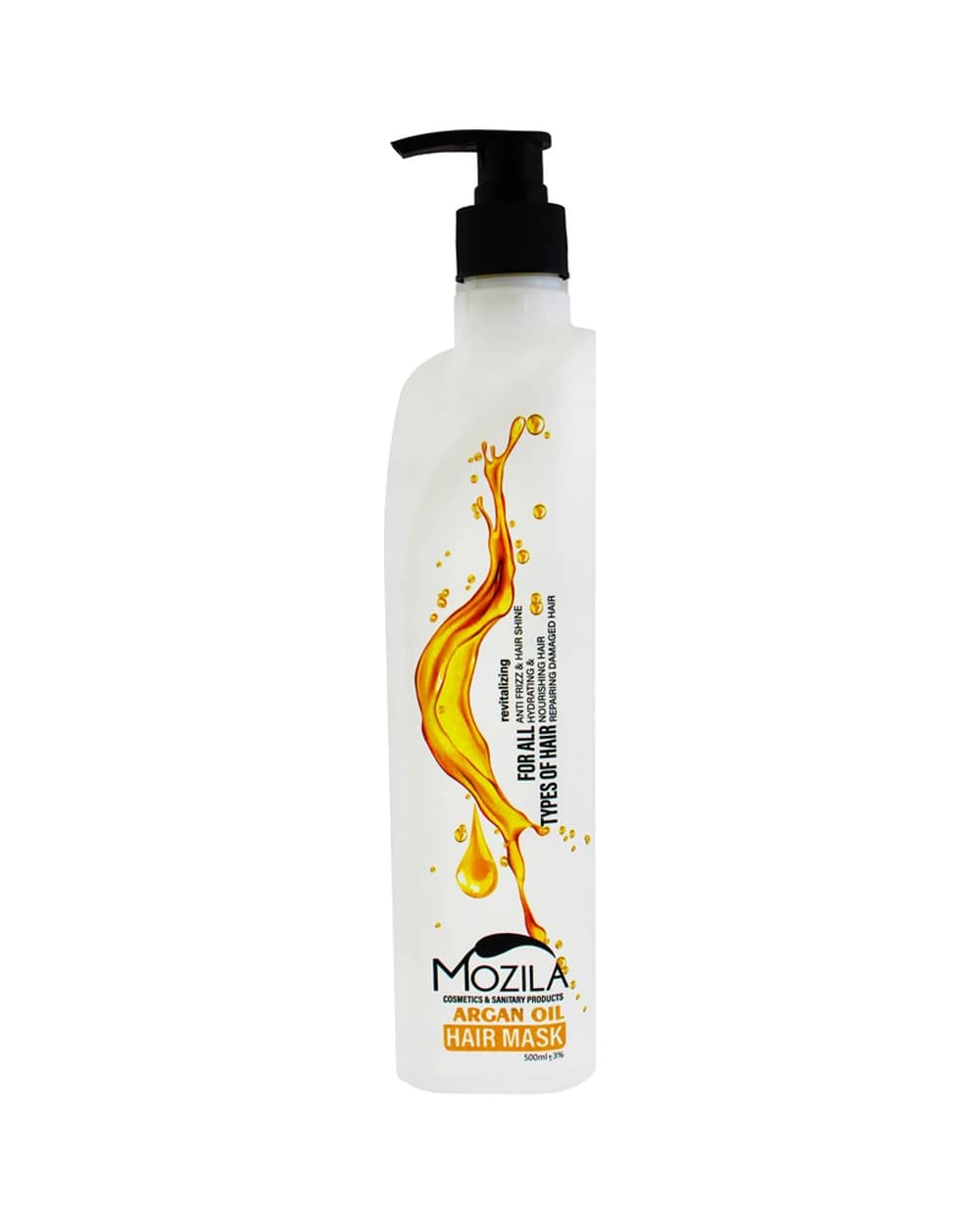 ماسک مو ترمیم کننده فاقد سولفات حاوی روغن آرگان موزیلا 500ml