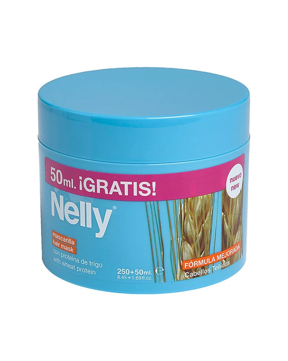 ماسک تقویت کننده موهای رنگ شده عصاره گندم نلی 300ml