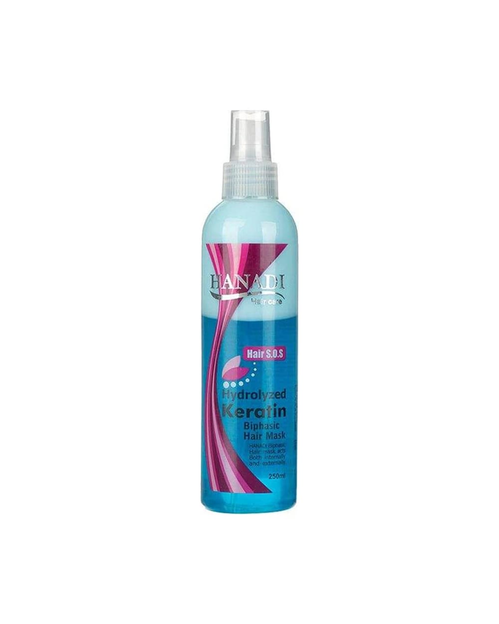 اسپری دو فاز ترمیم کننده آبی کراتین هانادی 200ml