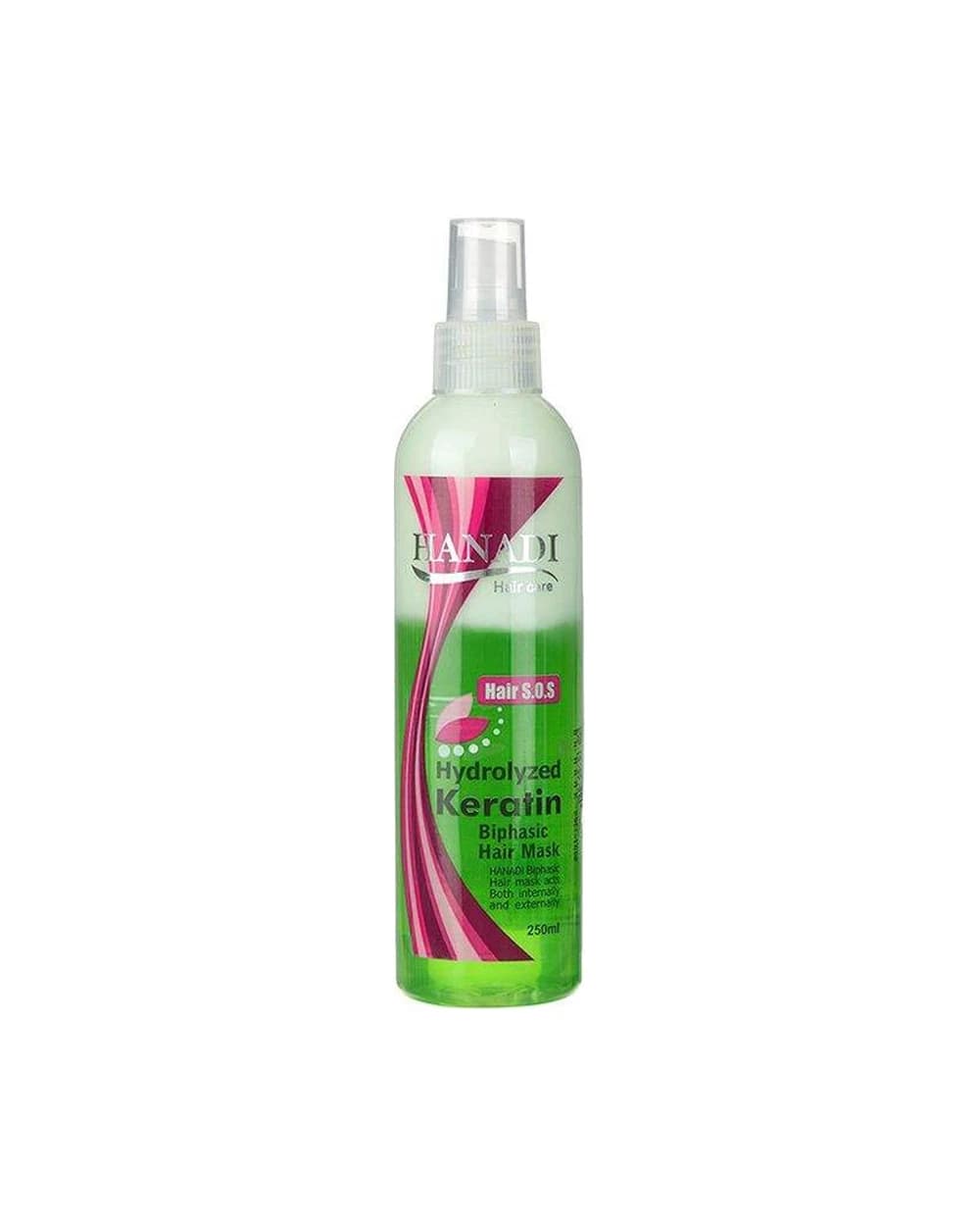 اسپری دو فاز تقویت کننده سبز کراتین هانادی 200ml