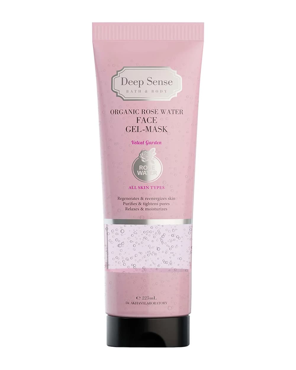 ژل ماسک نرم کننده پوست صورت گلاب دیپ سنس 225ml