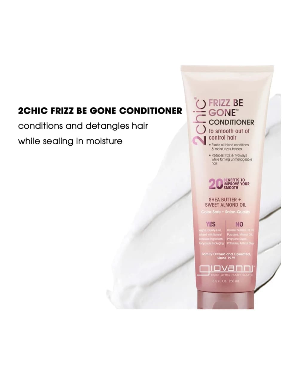 Giovanni 2chic Frizz Be Gone balsamo anti-crespo 250 ml