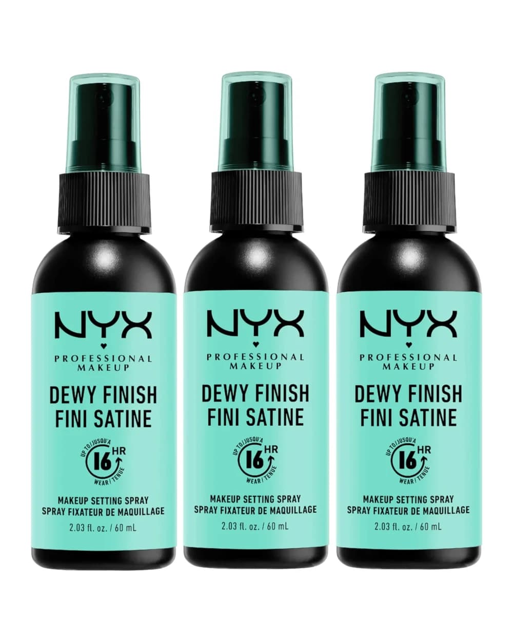 NYX Professional Makeup Dewy Setting Spray Trio