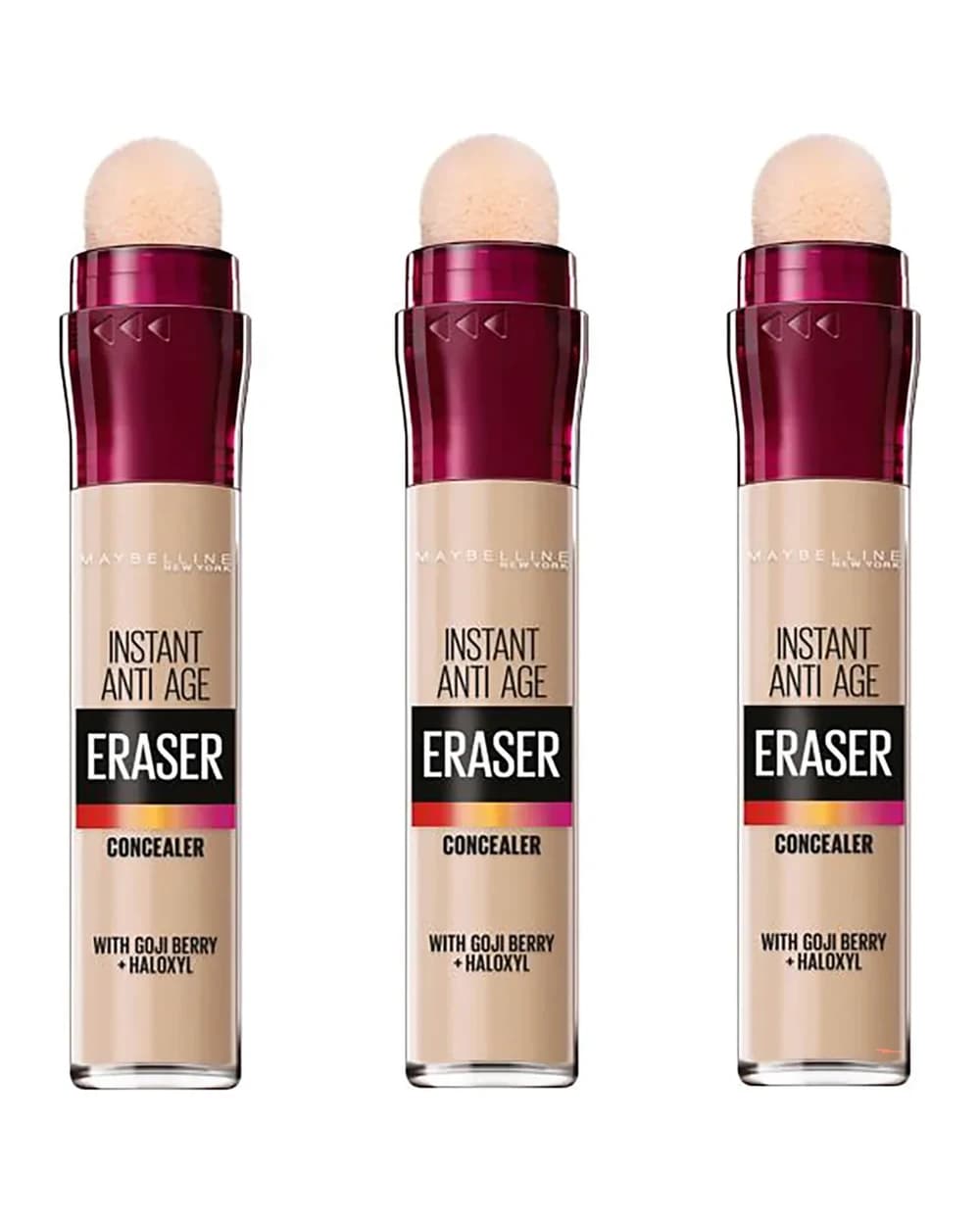 Maybelline Eraser Eye Concealer Light x 3