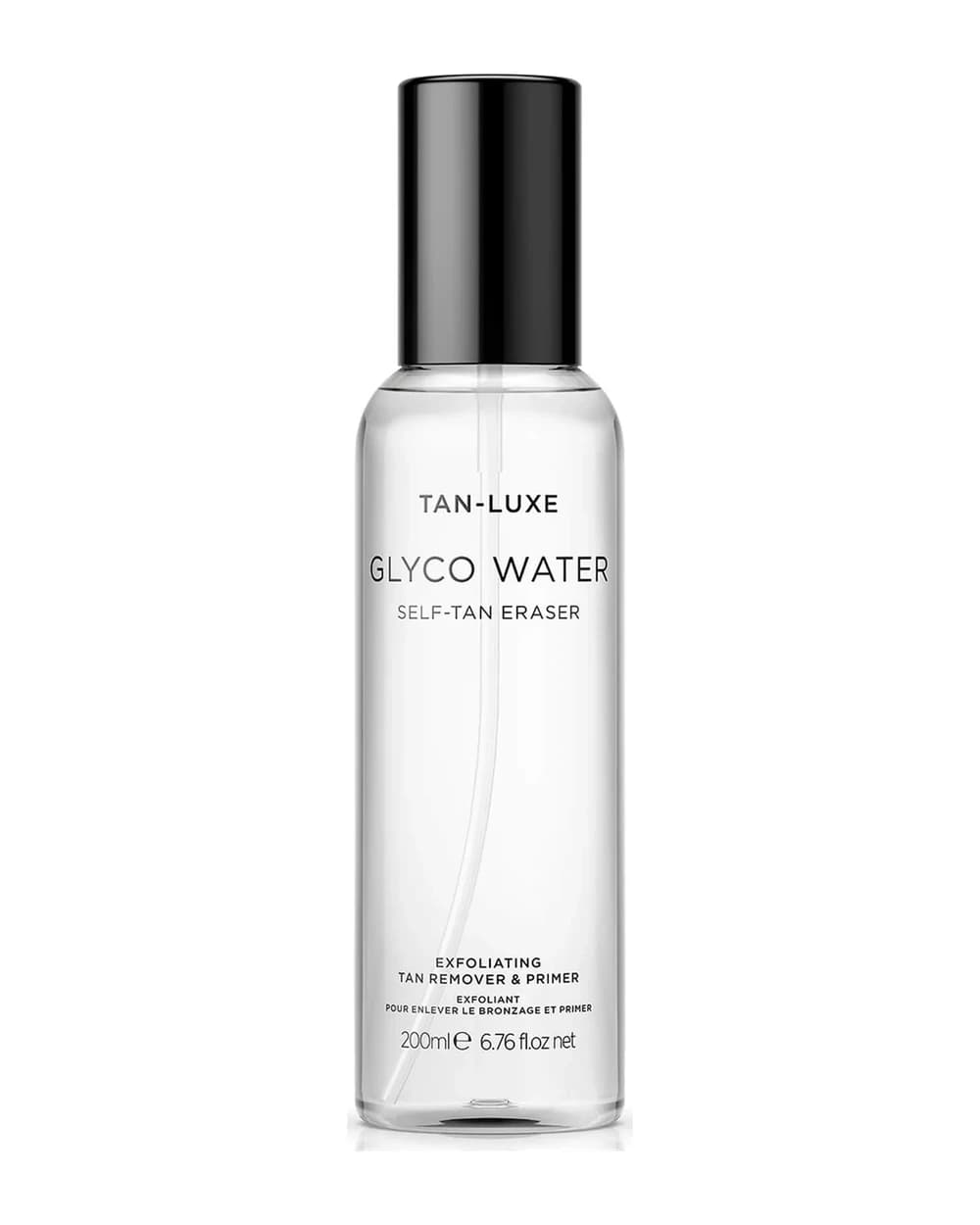 Tan-Luxe Glyco Water Self-Tan Eraser esfoliante per rimuovere l'autoabbronzante e primer 200 ml