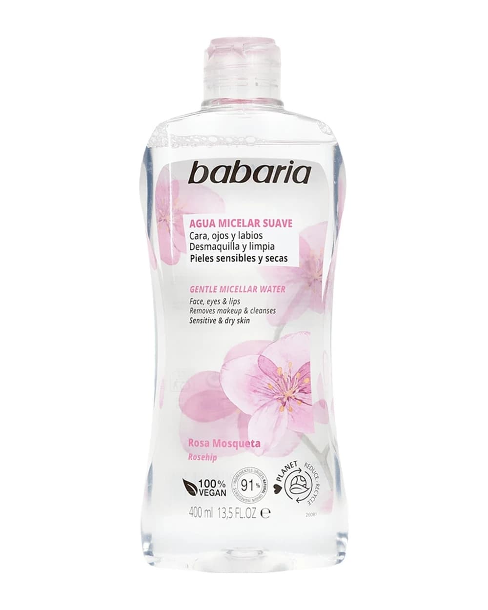 میسلار واتر پوست خشک و حساس عصاره رزهیپ باباریا 400ml