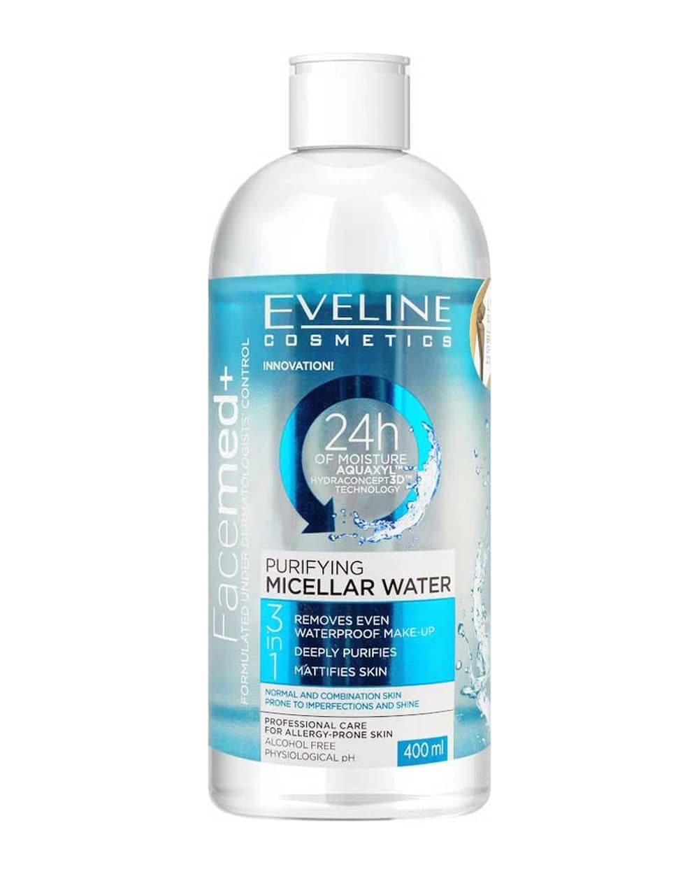 میسلار واتر پاک کننده و آبرسان 24 ساعته اولاین 400ml