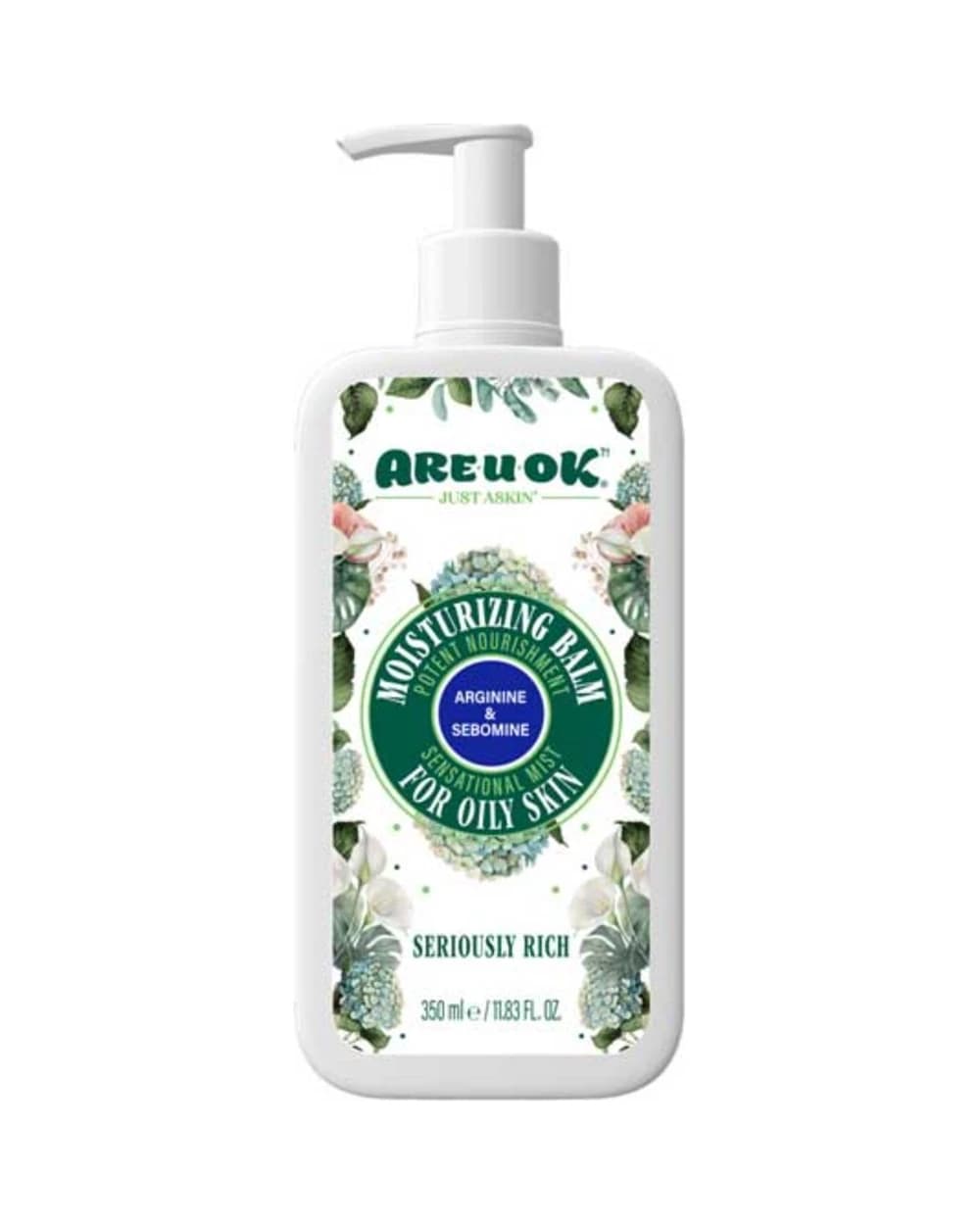 بالم مرطوب کننده آر یو اکی پوست چرب 350ml