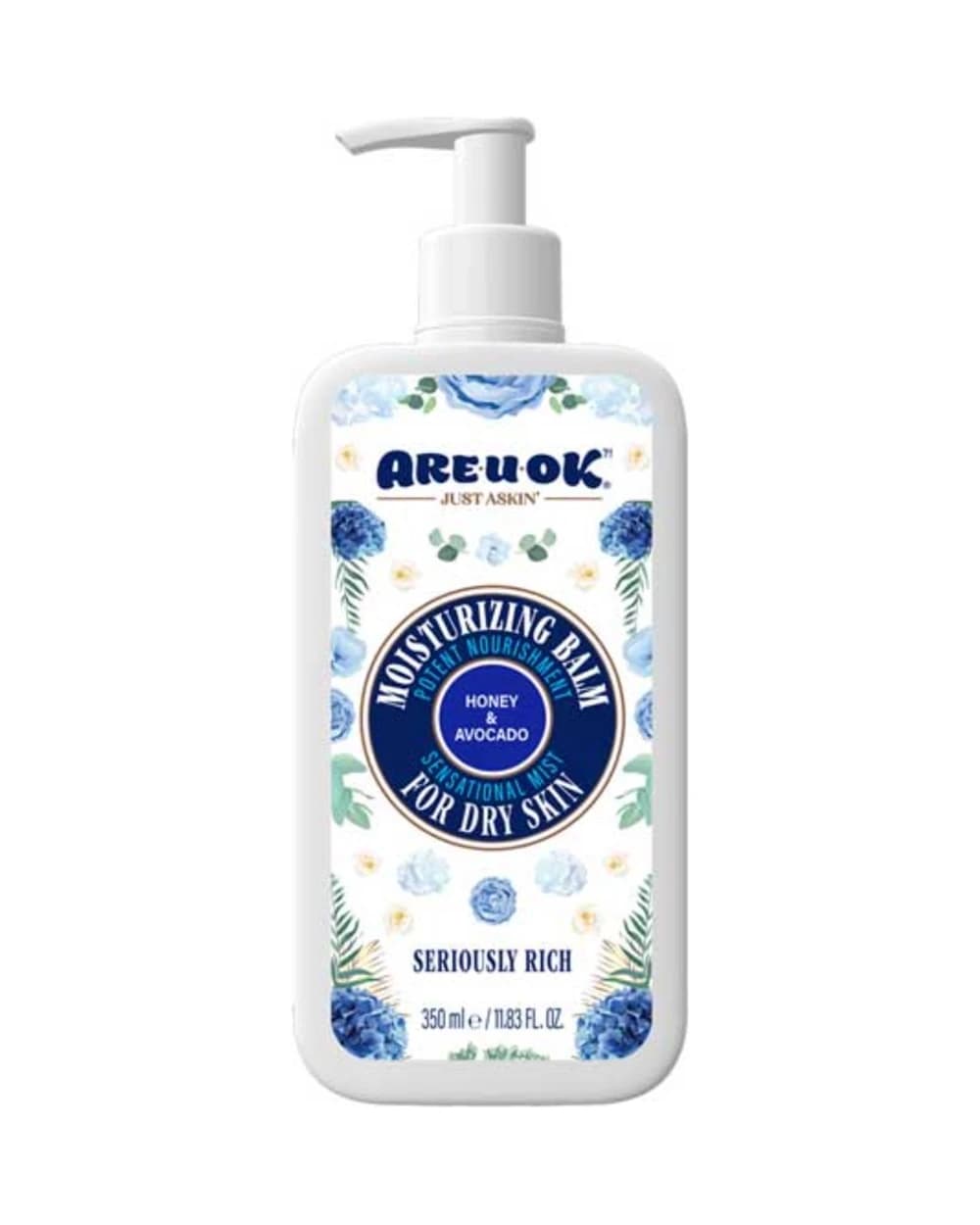 بالم مرطوب کننده آر یو اکی پوست خشک 350ml