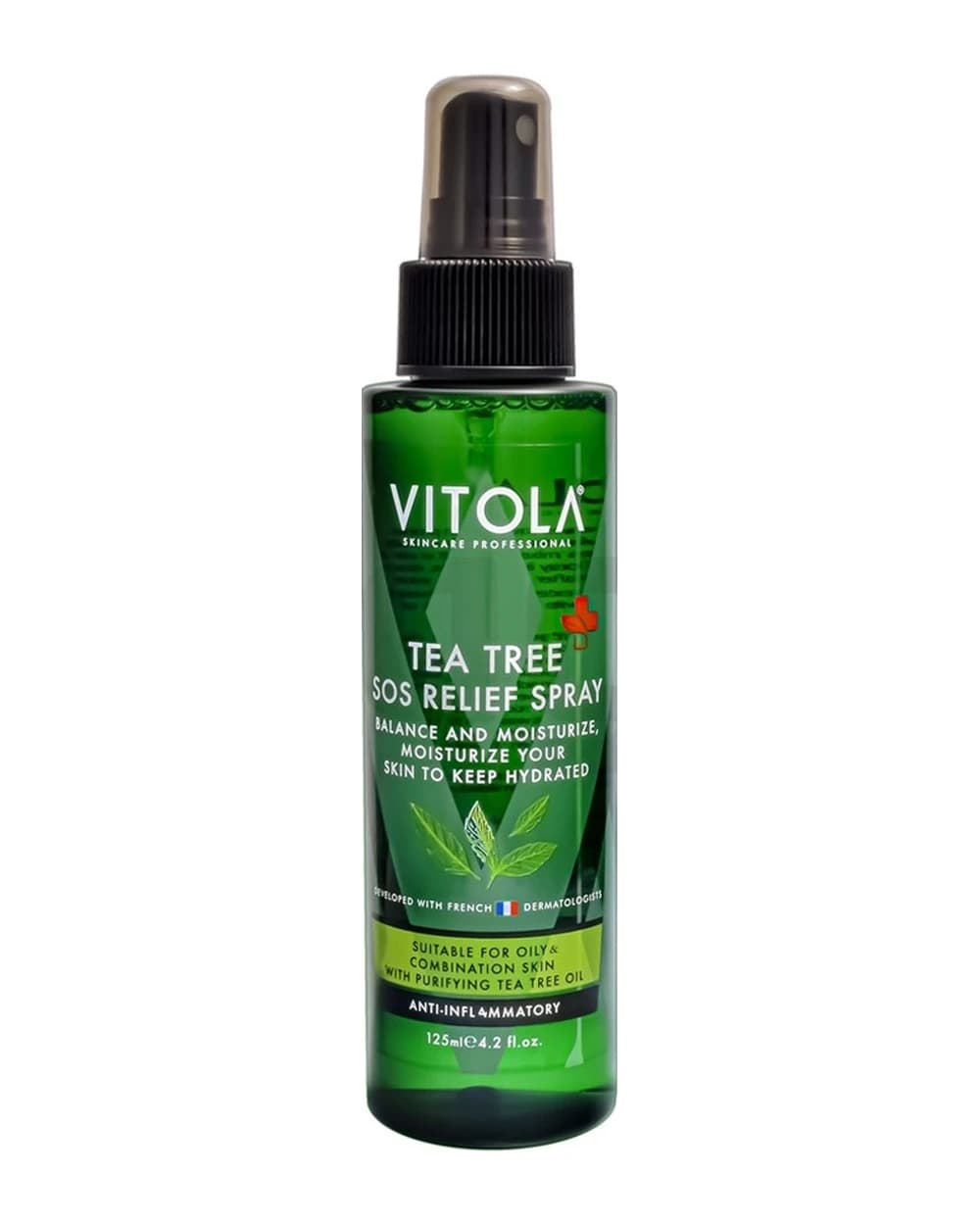 اسپری تسکین دهنده فوری پوست Tea Tree ویتولا 125ml