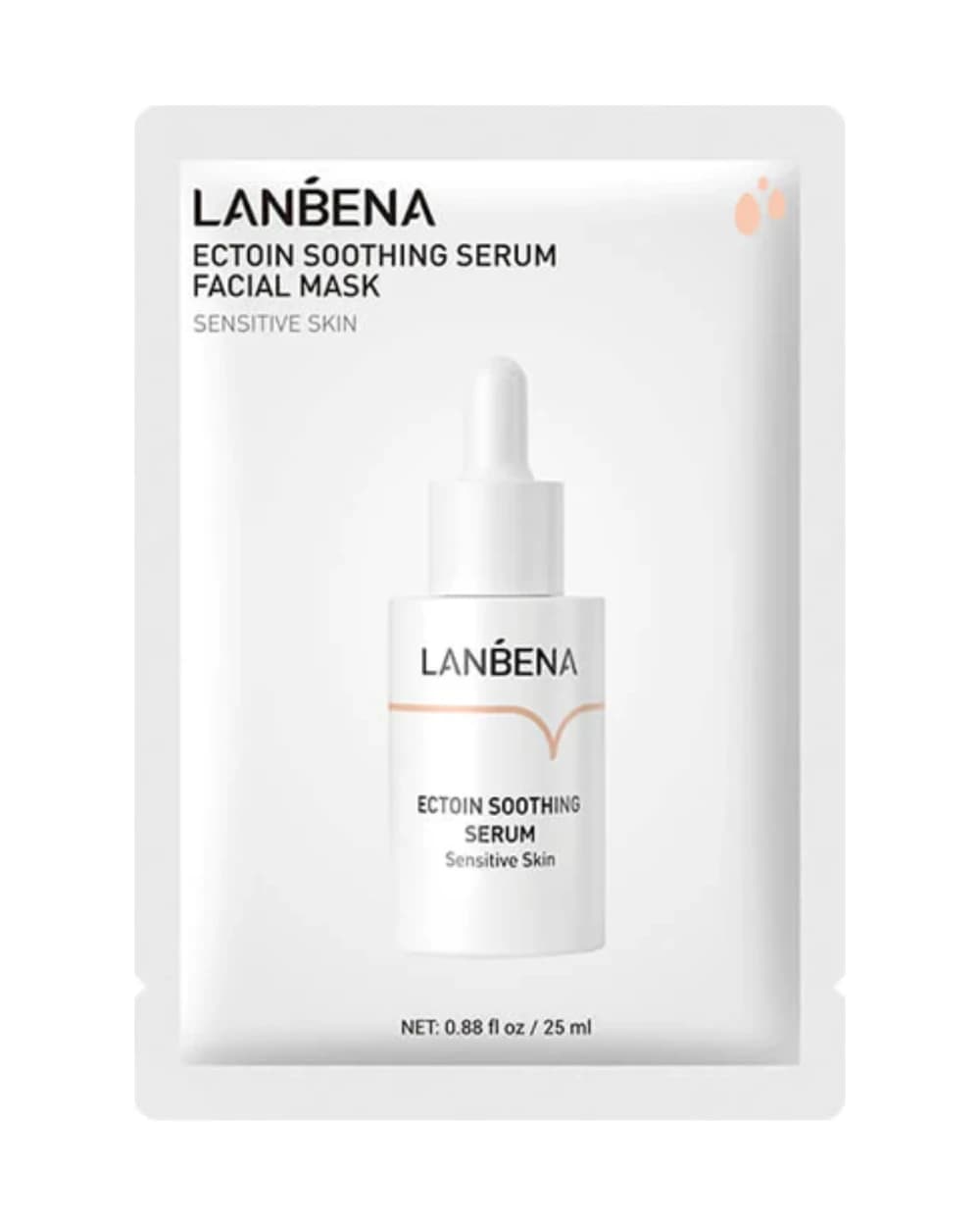 ماسک نقابی تسکین دهنده پوست Ectoin لانبنا 25ml