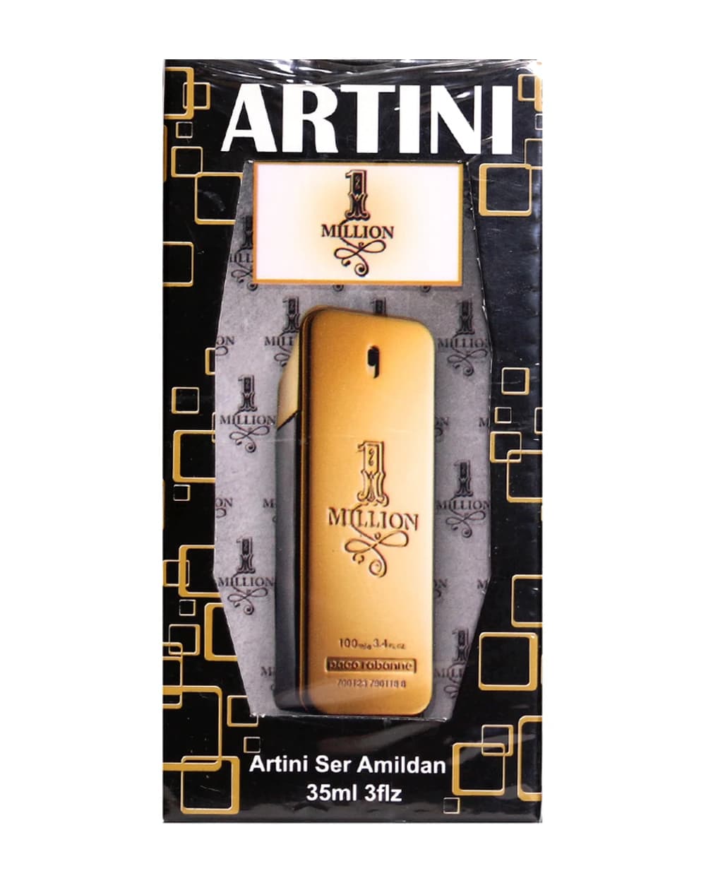 عطر جیبی مردانه 1million Absolutely Gold آرتینی