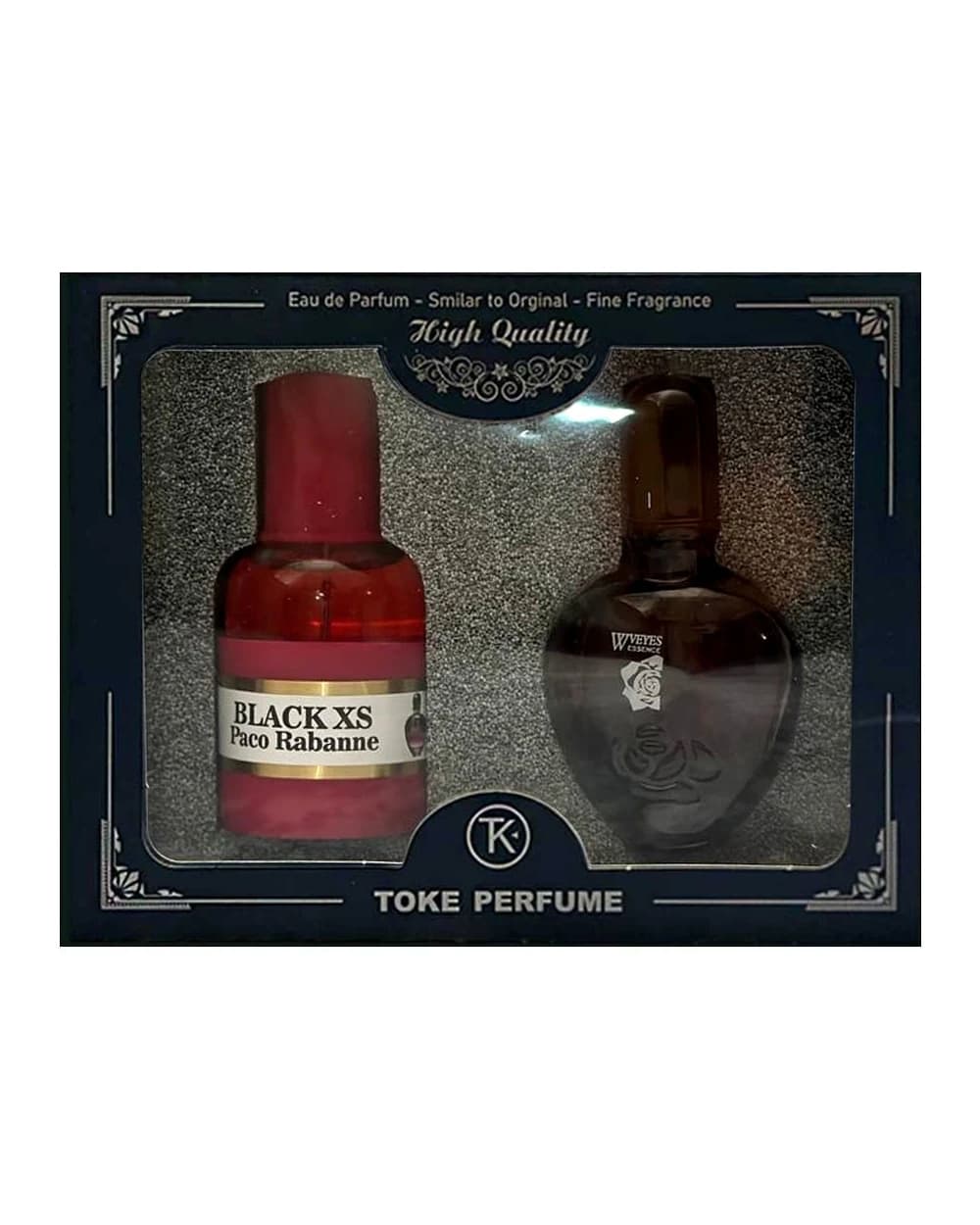ست ادکلن و عطر جیبی زنانه توک مدل Black Xs Paco Rabanne