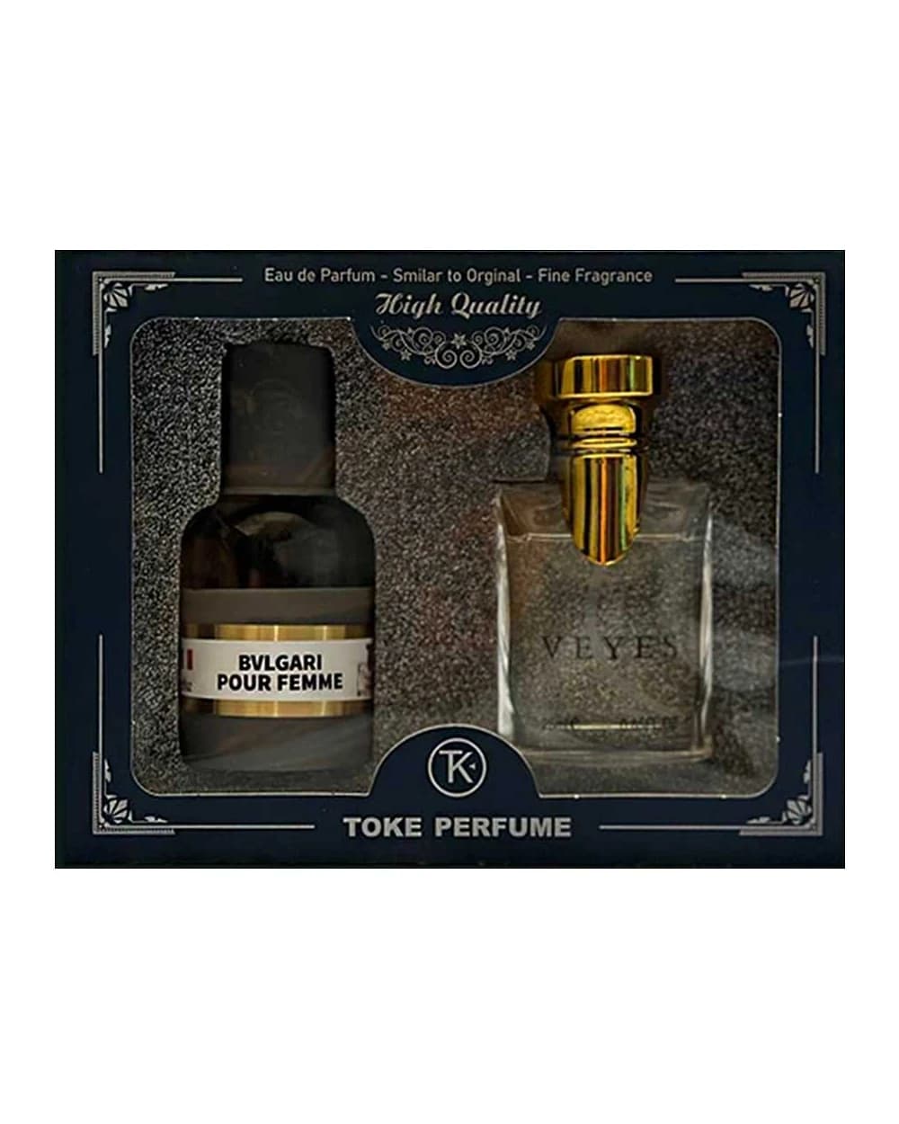 ست ادکلن و عطر جیبی زنانه توک مدل Bvlgari Pour Femme