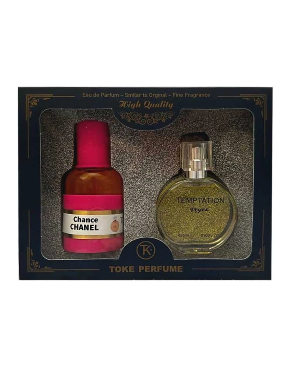 ست ادکلن و عطر جیبی زنانه توک مدل Chance Chanel