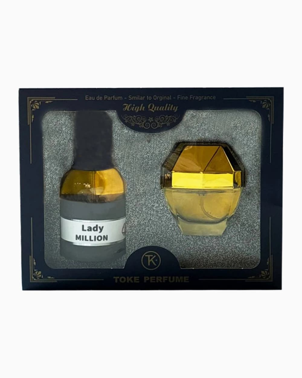 ست ادکلن و عطر جیبی زنانه توک مدل lady million