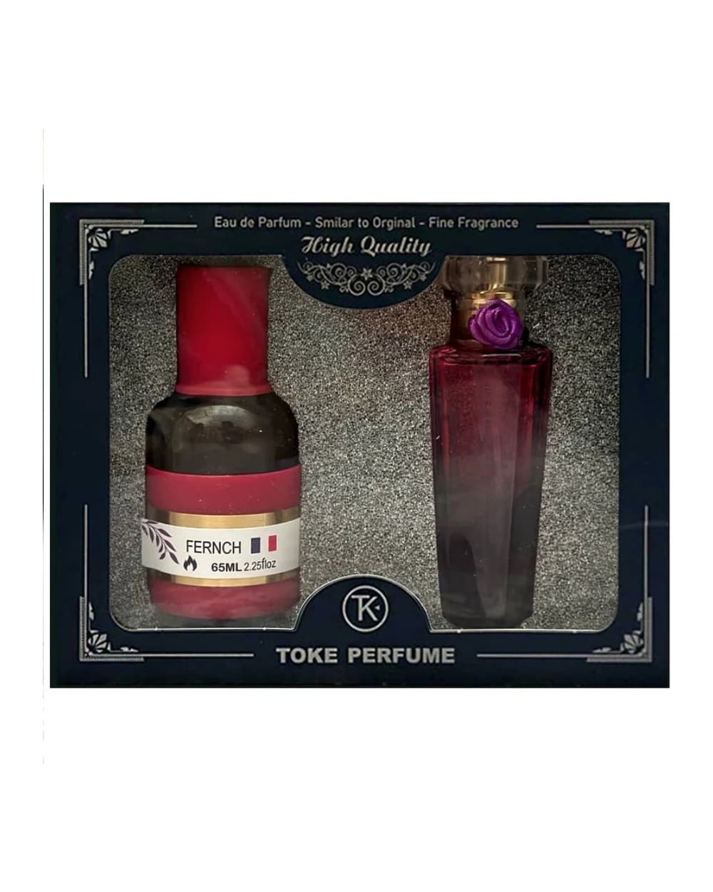 ست ادکلن و عطر جیبی زنانه توک مدل Tresor Midnight Rose