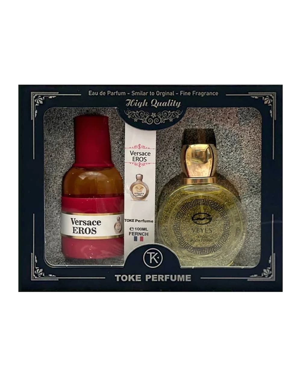 ست ادکلن و عطر جیبی زنانه توک مدل Versace Eros