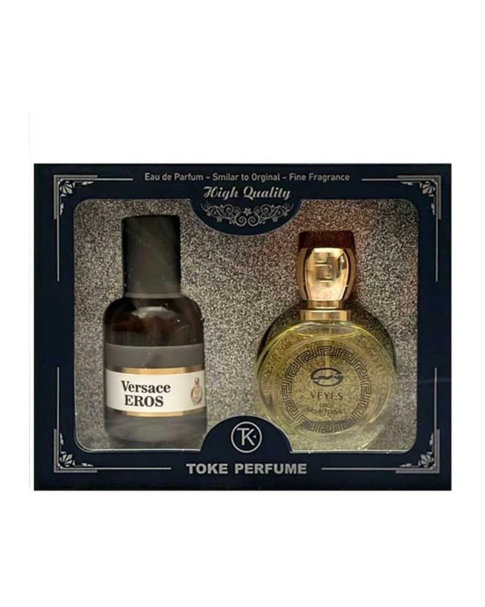 ست ادکلن و عطر جیبی مردانه توک مدل Veyes Eros