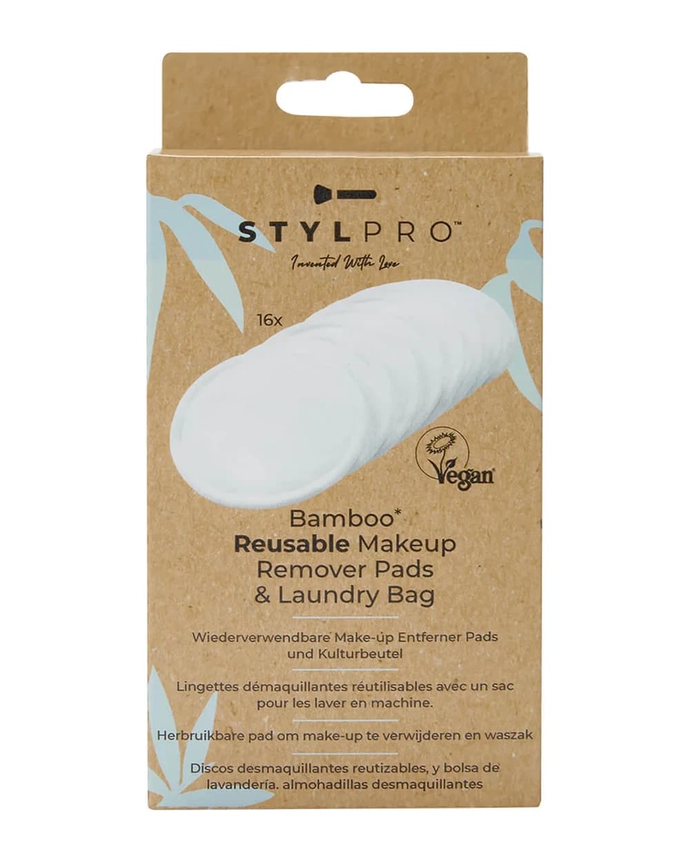 StylPro Bamboo dischetti struccanti - confezione da 16