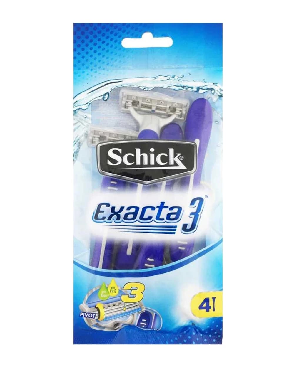 خودتراش مردانه 4 عددی Exacta3 شیک