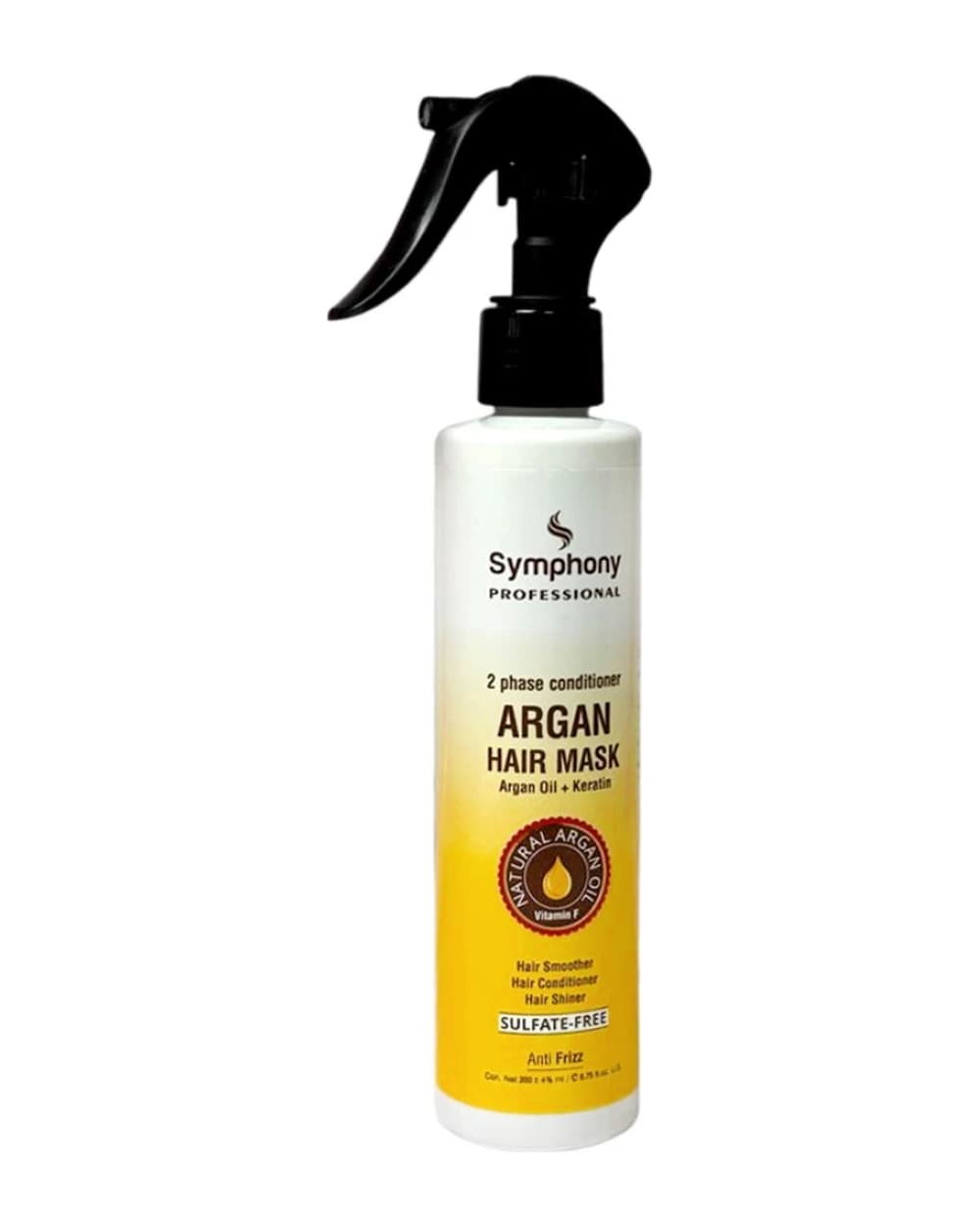 اسپری دو فاز ترمیم کننده و حجم دهنده آرگان سیمفونی 200ml
