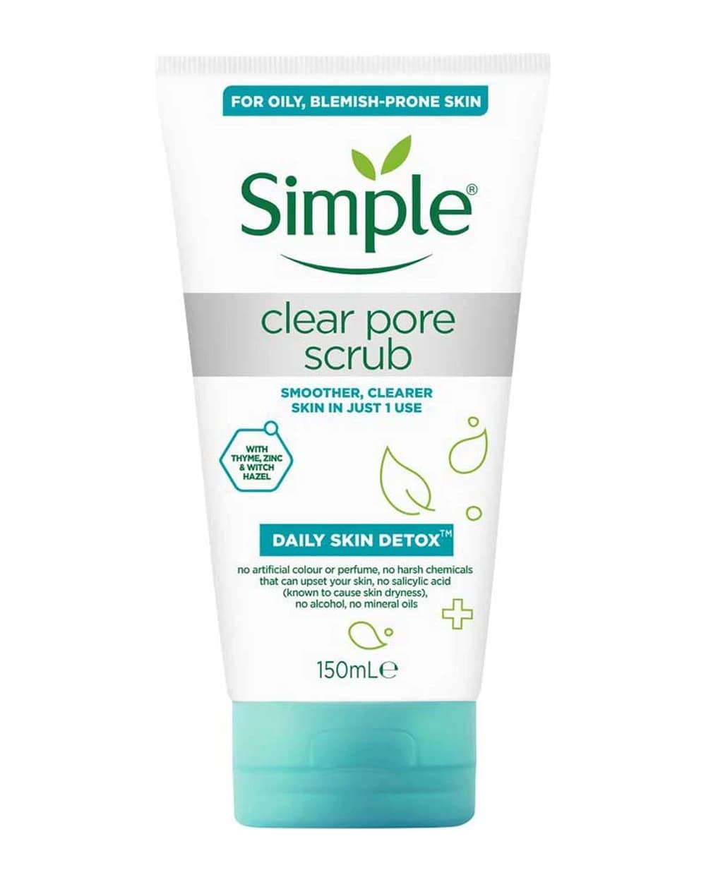 اسکراب پاک کننده منافذ Daily Skin Detox سیمپل 150ml