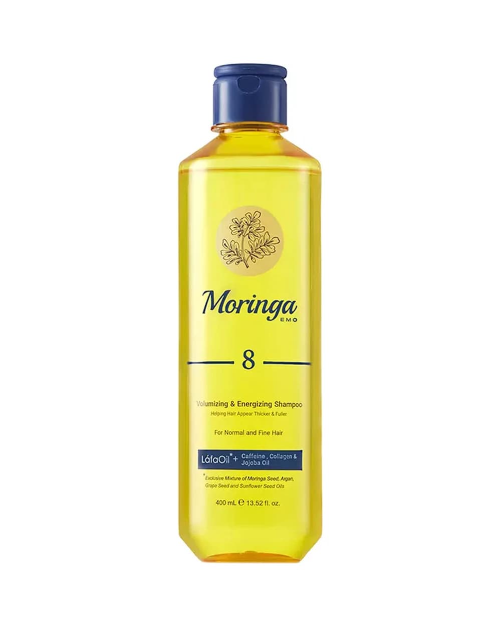 شامپو حجم دهنده موهای معمولی و نازک 8 مورینگا امو 400ml