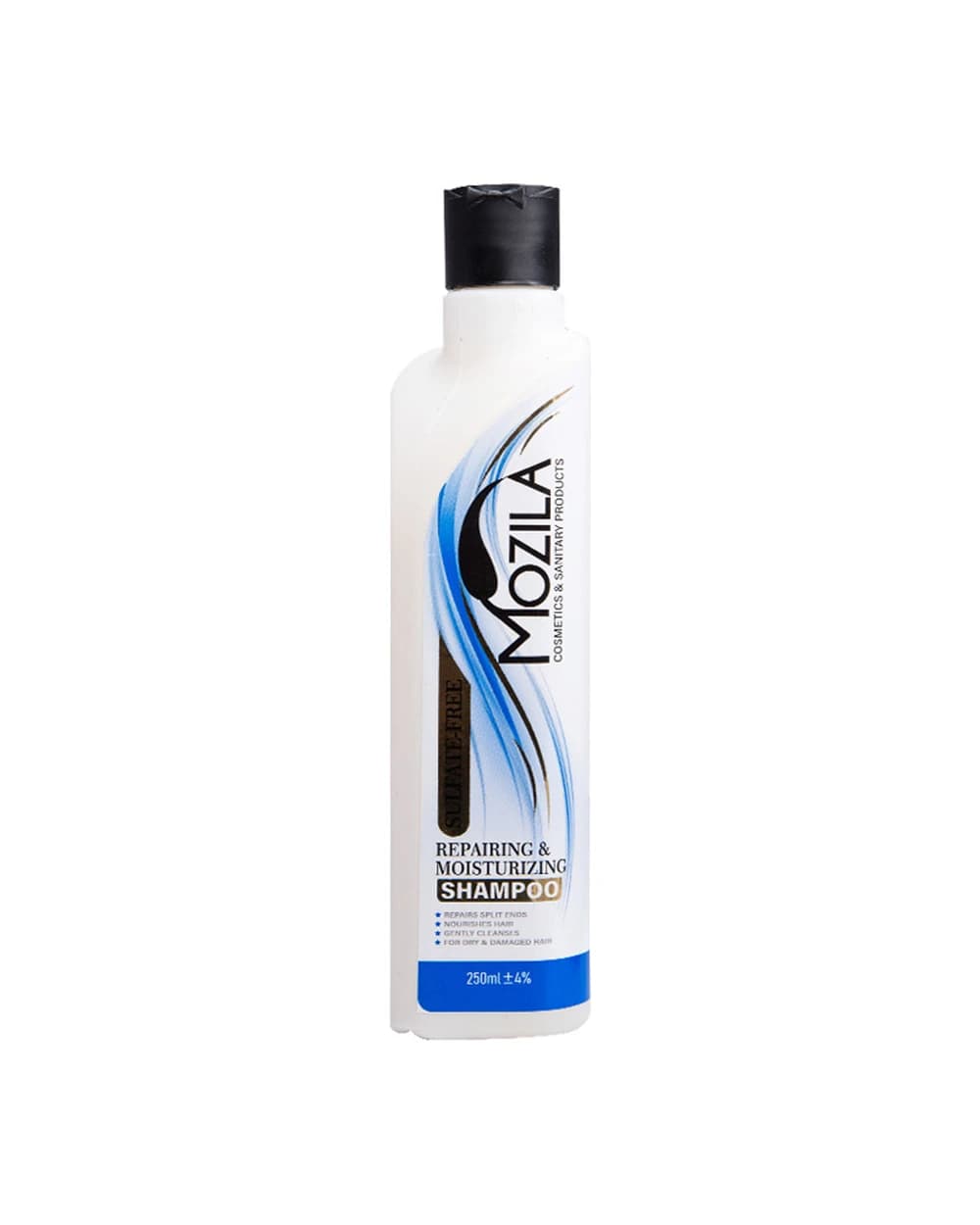 شامپو فاقد سولفات تقویت کننده و آبرسان مو موزیلا 250ml