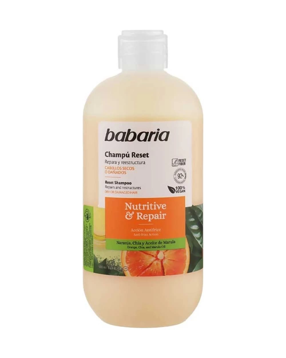 شامپو ترمیم کننده مو خشک باباریا 500ml