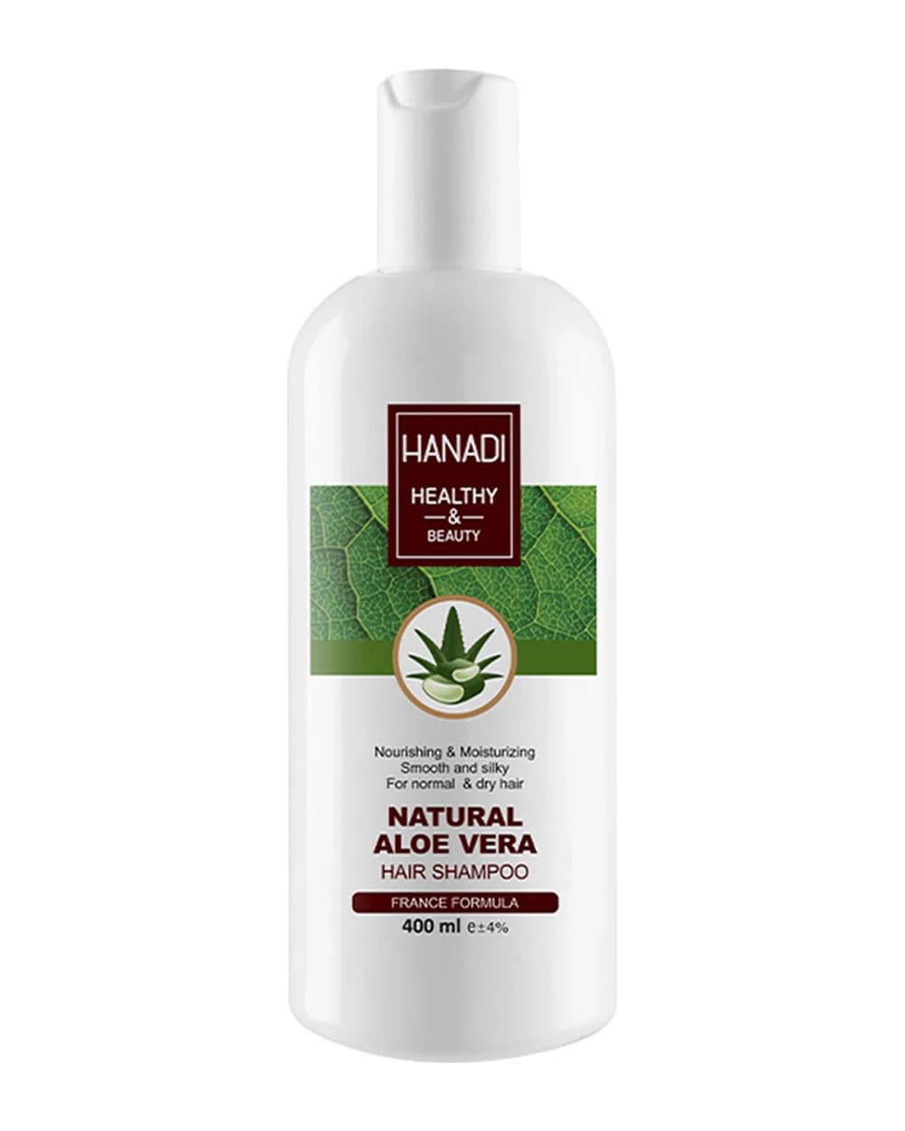 شامپو آبرسان موهای نرمال و خشک عصاره آلوئه ورا هانادی 400ml