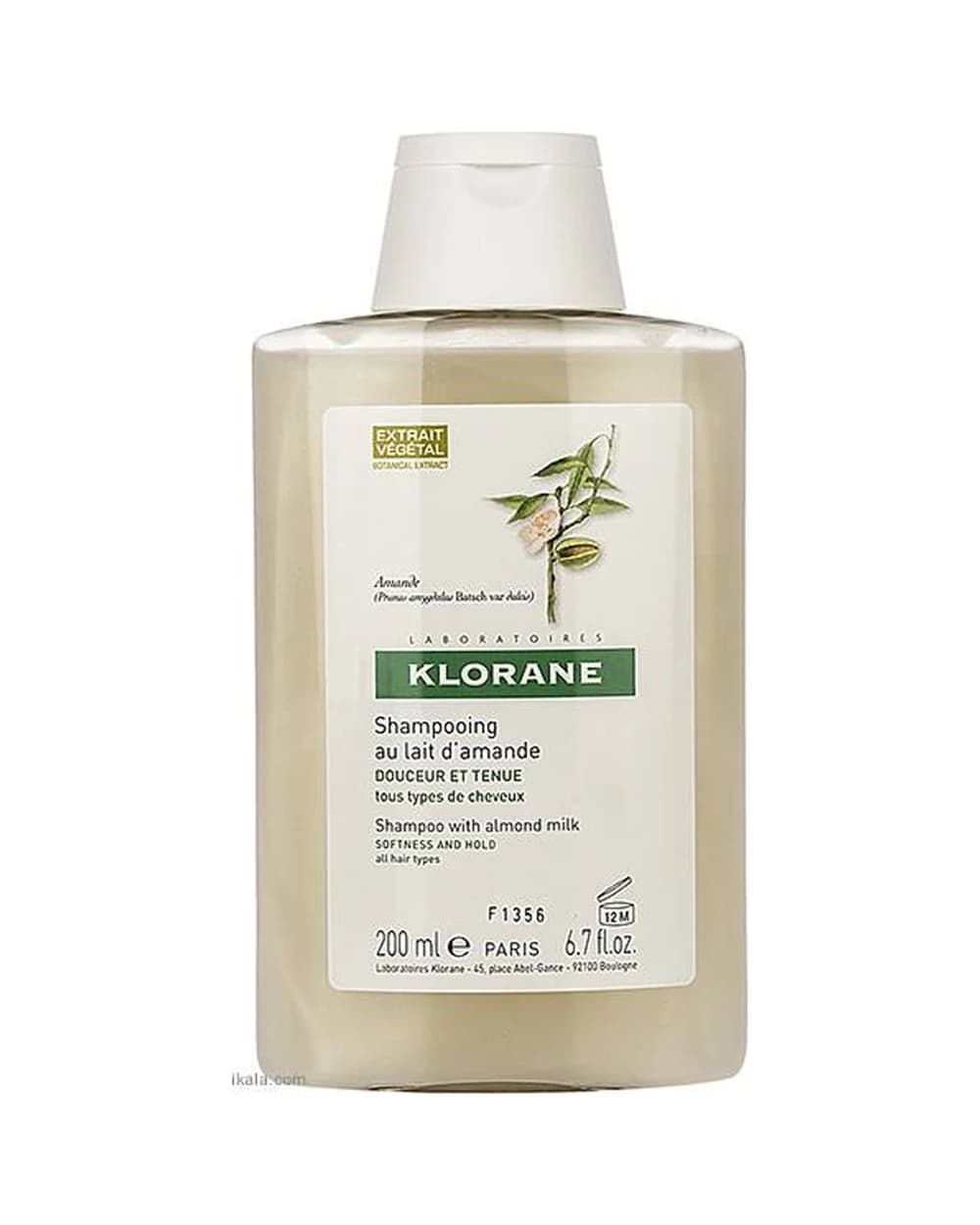 شامپو حجم دهنده کلوران سری Extrait Vegetal مدل Almond