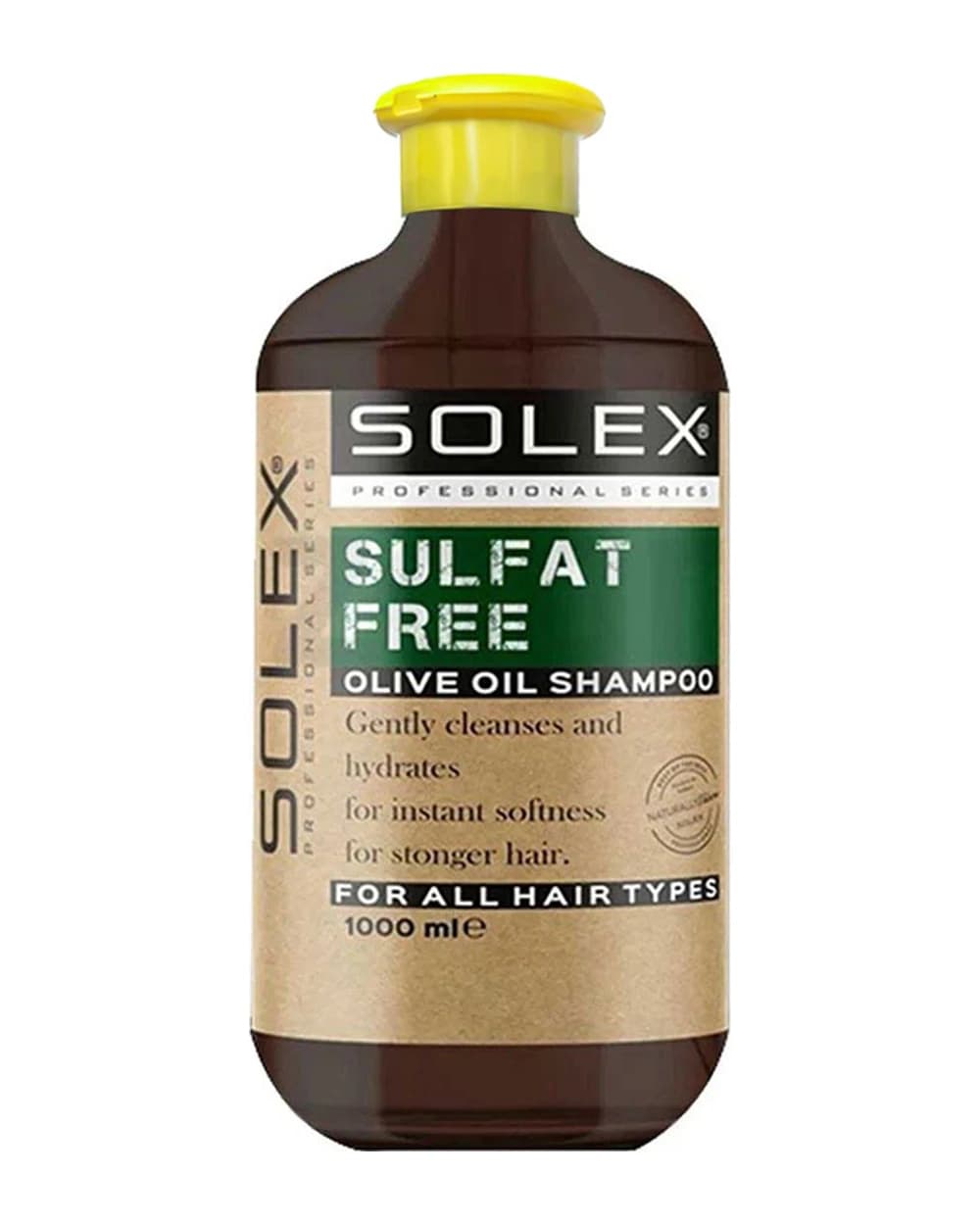 شامپو فاقد سولفات حاوی روغن زیتون سولکس 1000ml