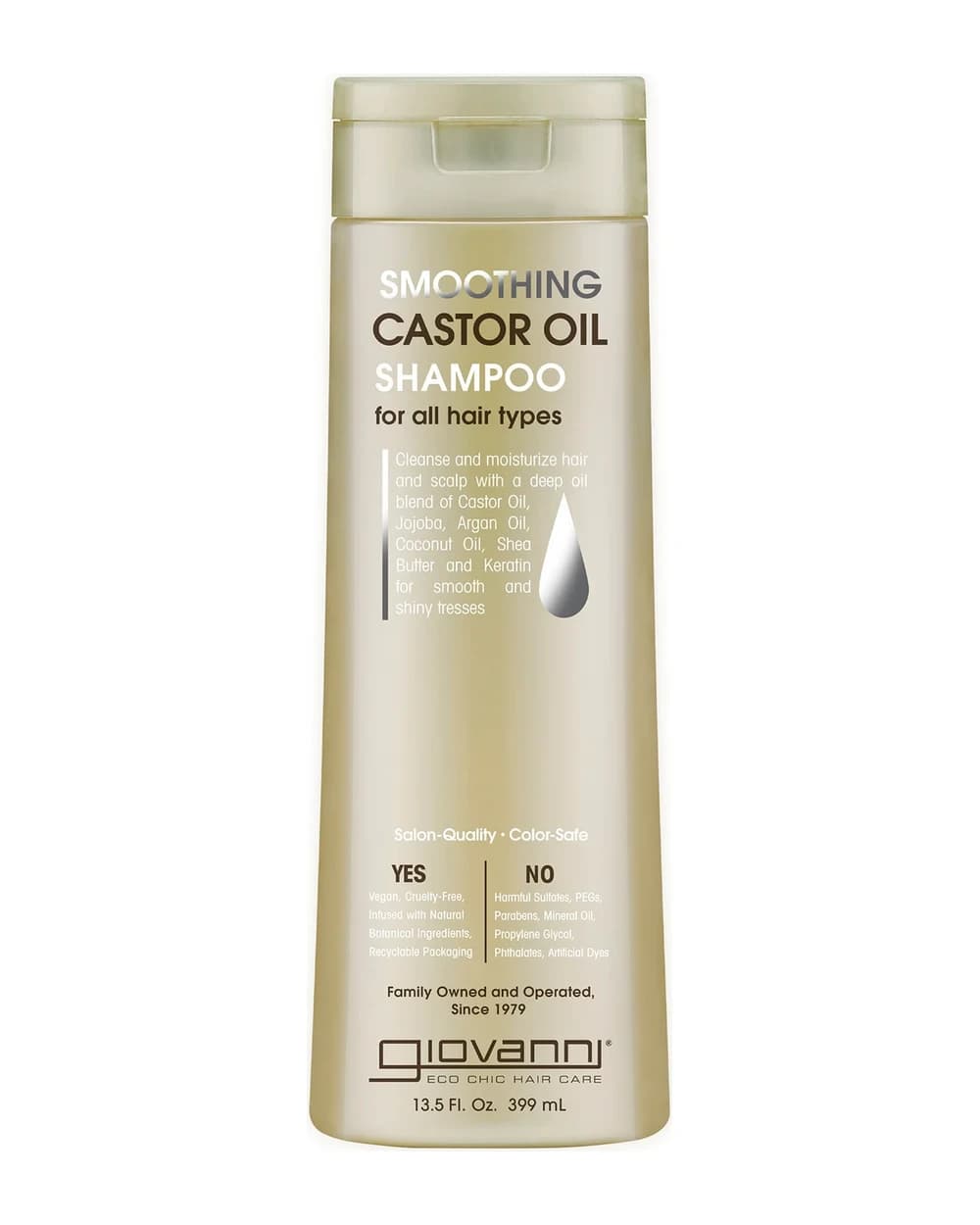 Giovanni Shampoo Lisciante all'Olio di Ricino 399 ml