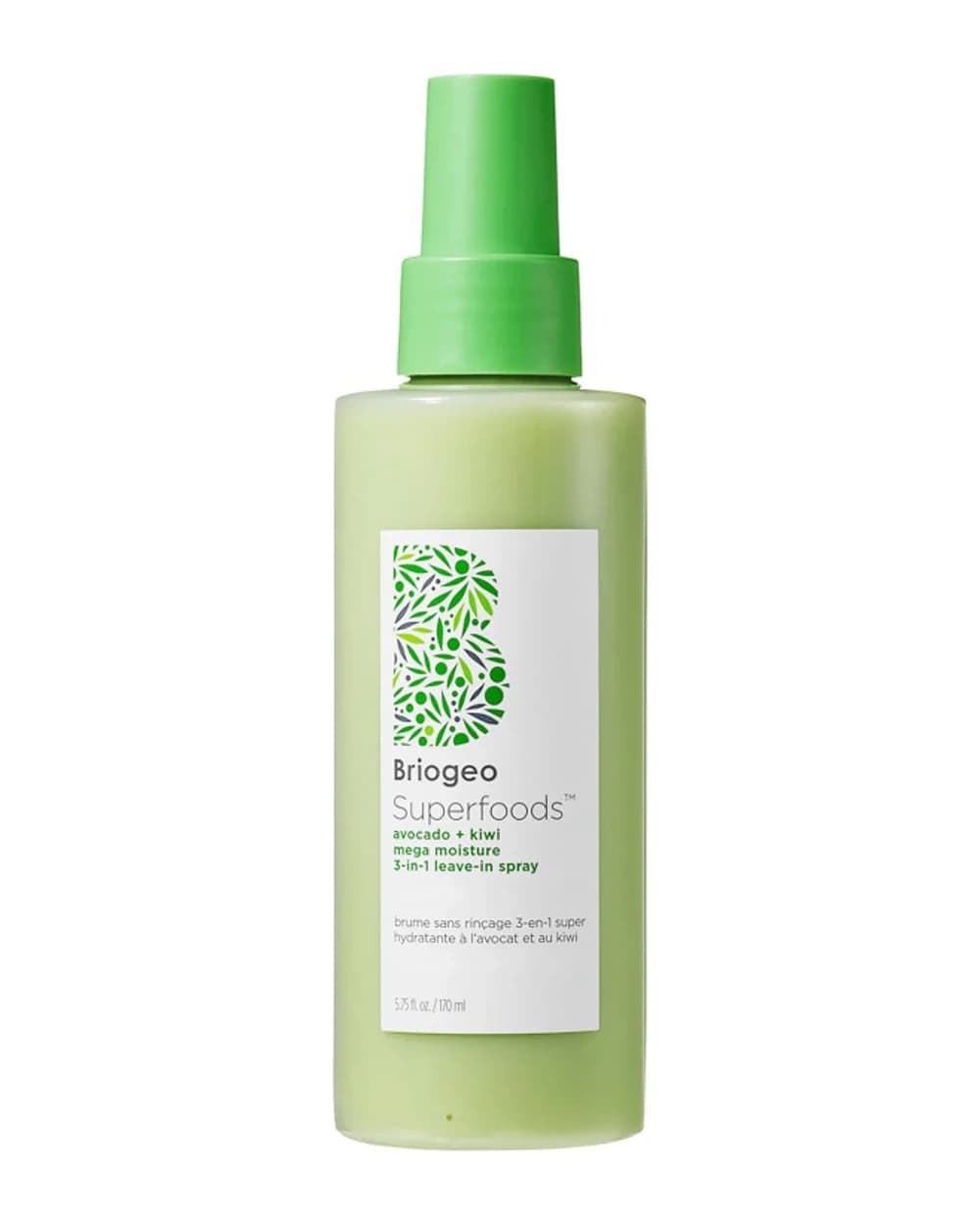 Briogeo Superfoods Avocado and Kiwi Mega Moisture 3-In-1 Leave-In Spray 170ml