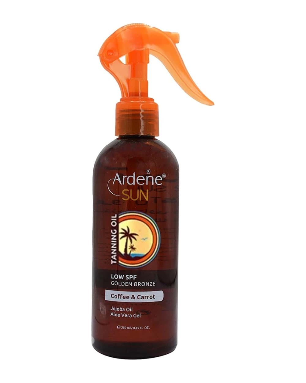 روغن آفتاب برنز کننده حاوی هویج و قهوه آردن سان 250ml