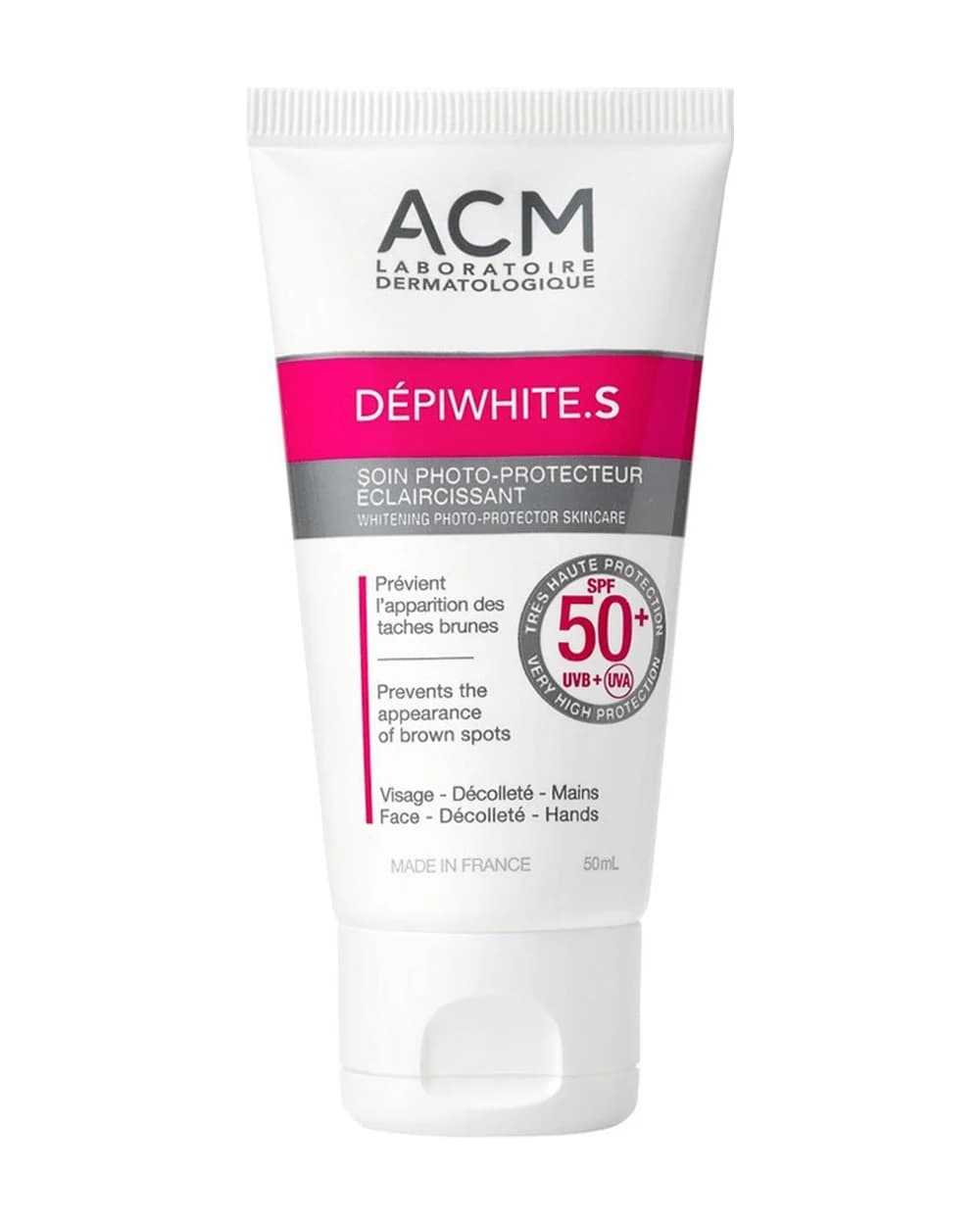 کرم ضد آفتاب و ضد لک دپی وایت اس SPF50 ای سی ام 40ml