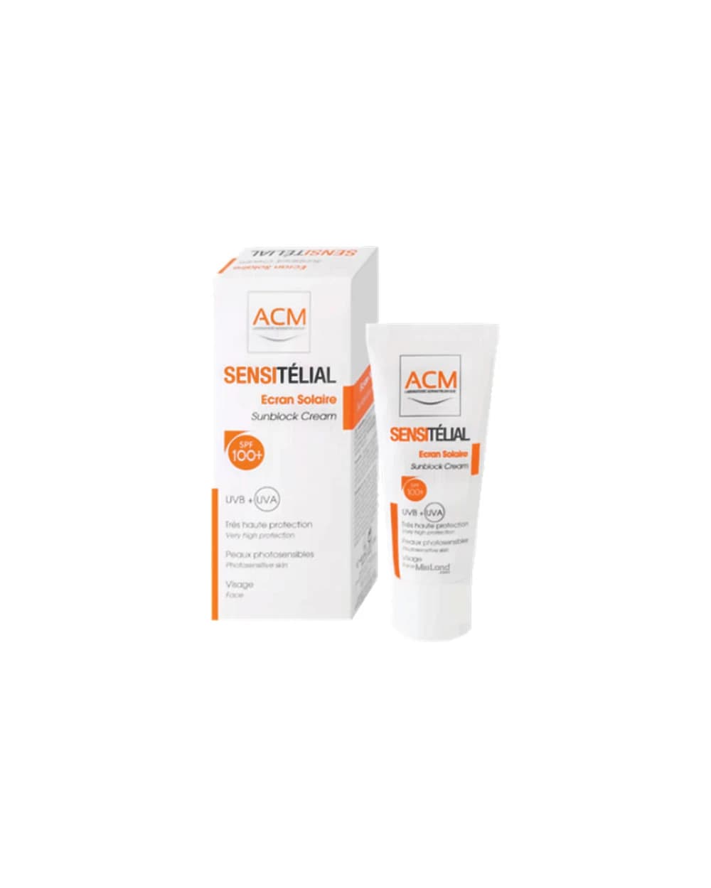 کرم ضد آفتاب 100 SPF بی رنگ سن سی تلیال ای سی ام 40ml