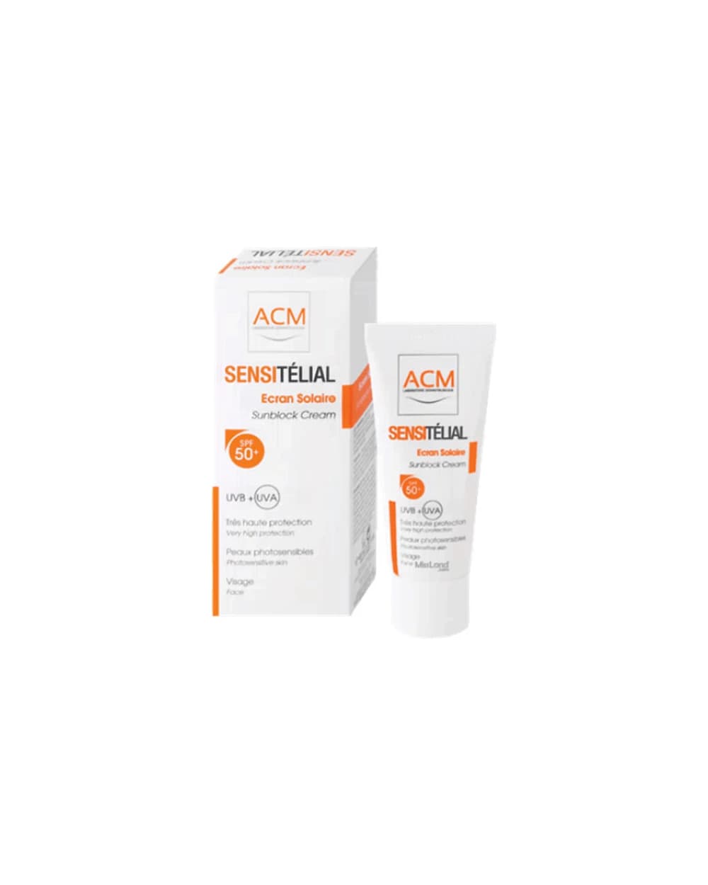 کرم ضد آفتاب SPF50 بی رنگ سن سی تلیال ای سی ام 40ml
