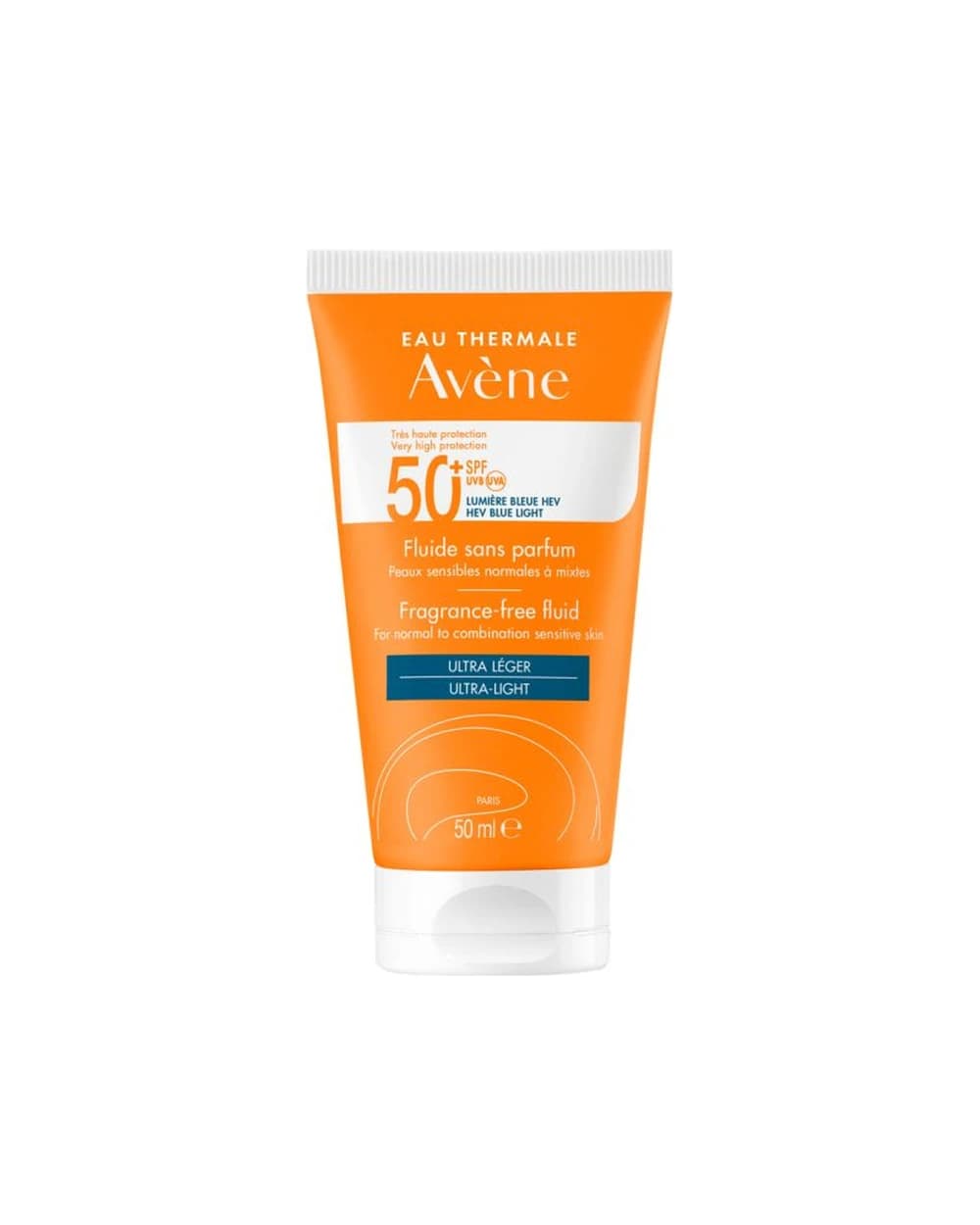 فلوئید ضد آفتاب بی رنگ پوست نرمال تا مختلط Ultra light SPF50 اون 50ml