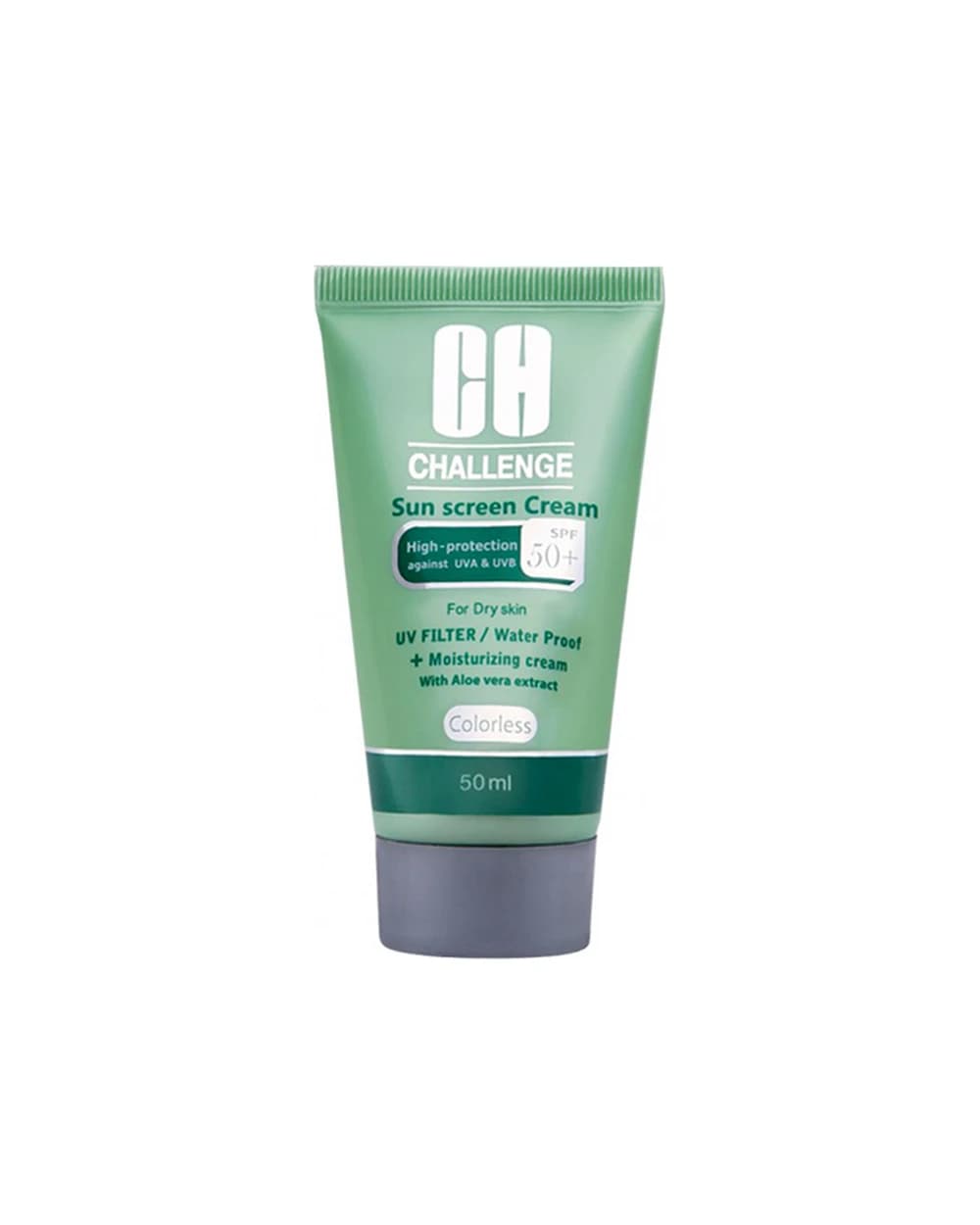کرم ضد آفتاب بی رنگ SPF50 پوست خشک و نرمال چلنج 50ml