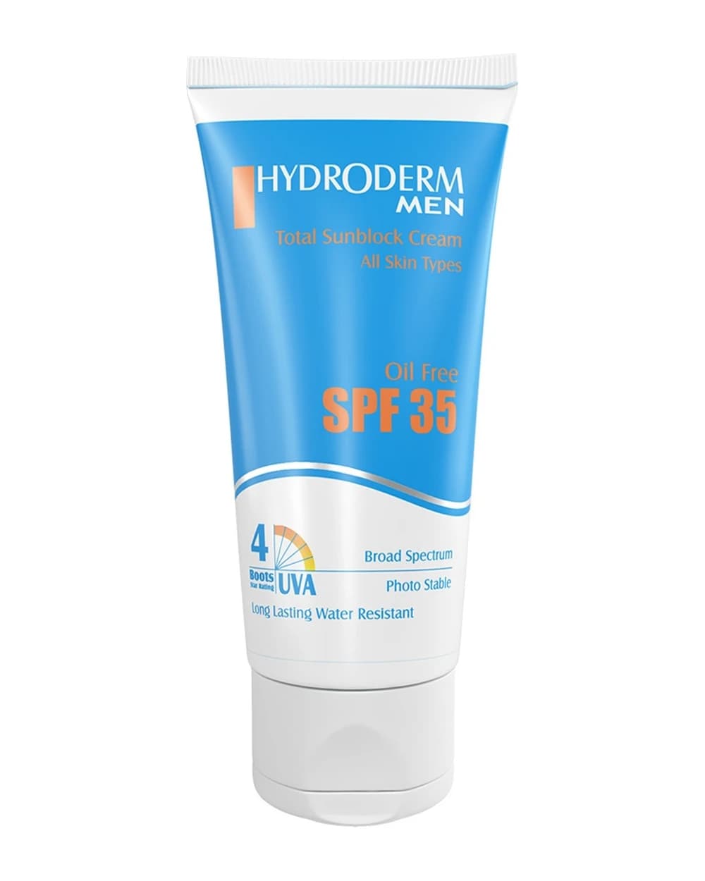 کرم ضد آفتاب آقایان هیدرودرم SPF35 فاقد چربی