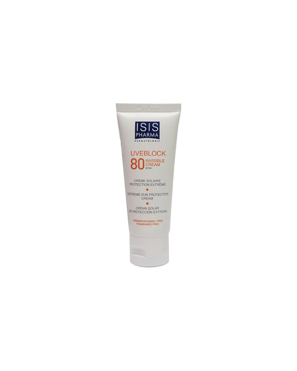 کرم ضد آفتاب مینرالSPF80 بی رنگ آیسیس فارما 40ml