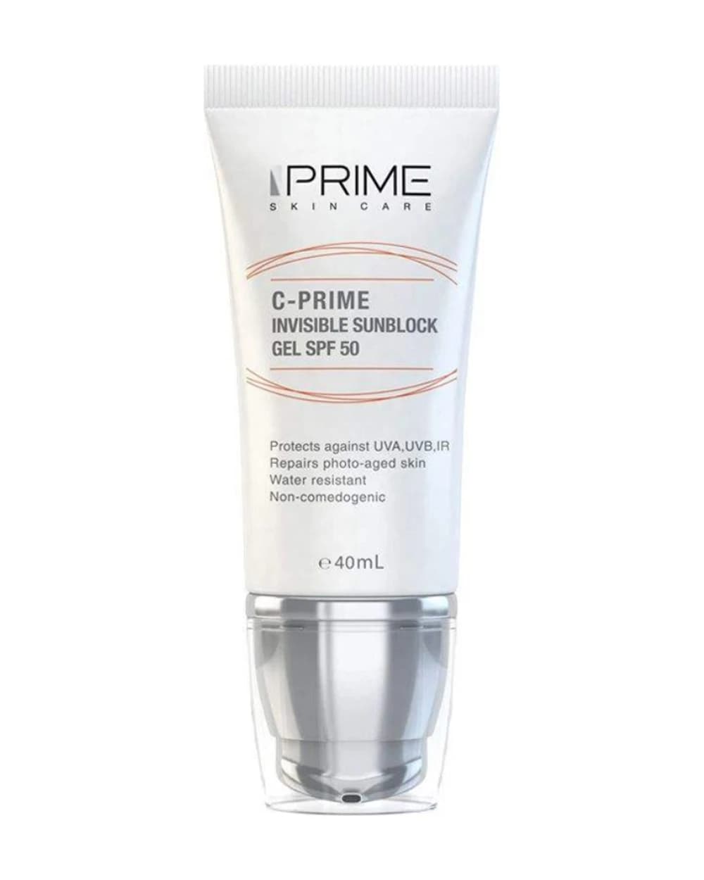 ژل ضد آفتاب SPF50 حاوی ویتامین C پریم 40ml
