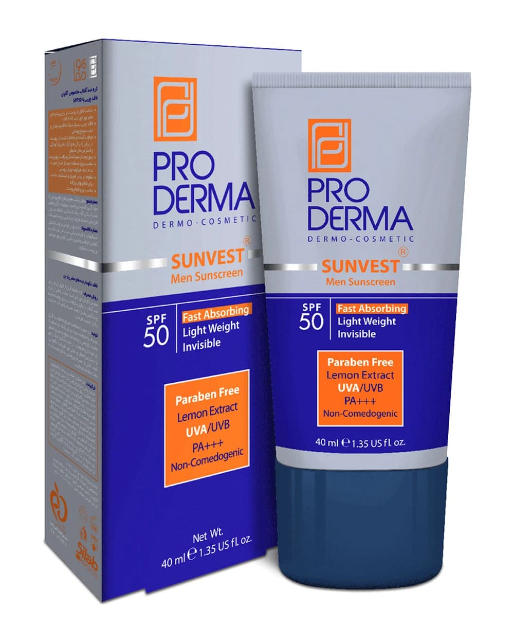 کرم ضد آفتاب آقایان SPF50 پرودرما