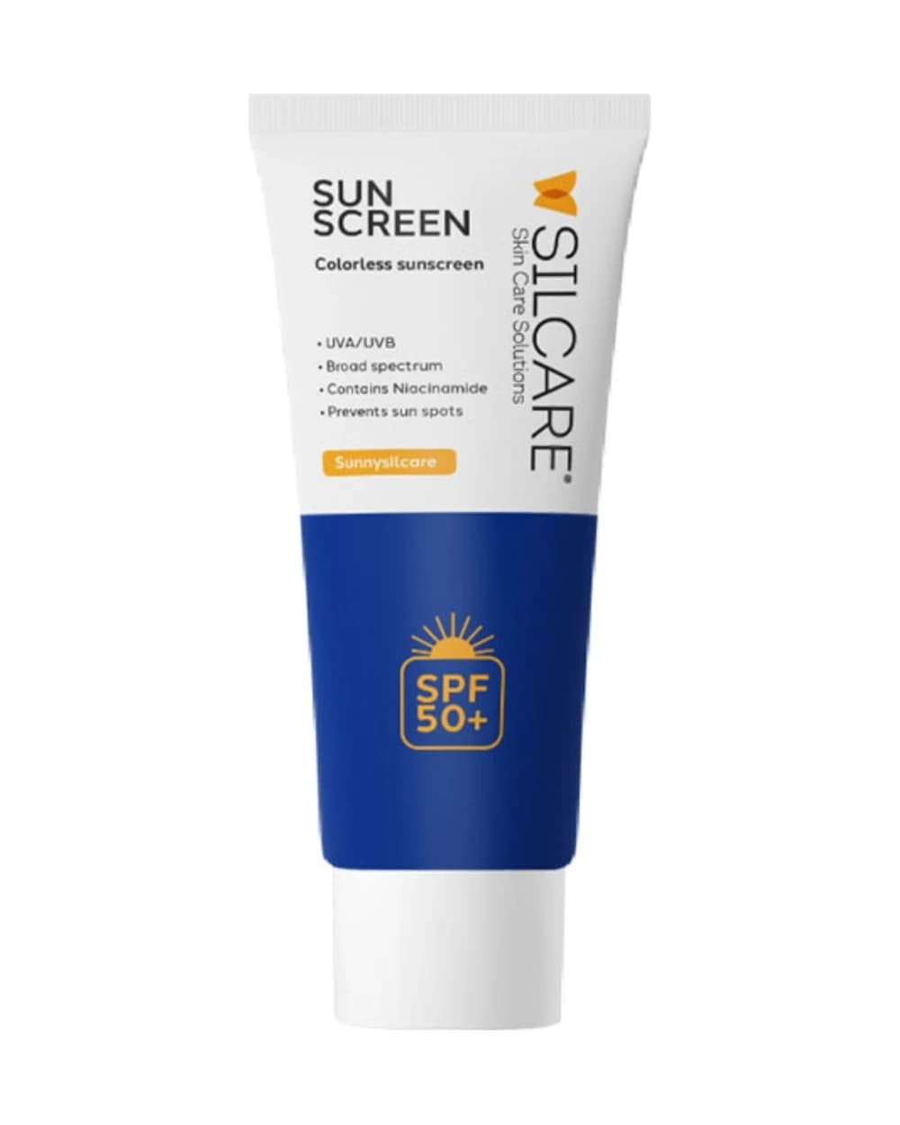 کرم ضد آفتاب سیلکر spf50 بی رنگ