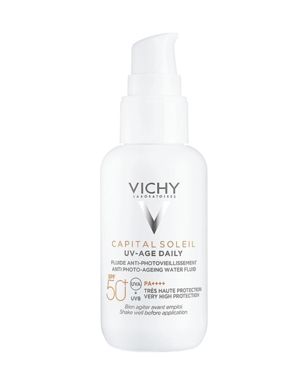فلوئید ضد آفتاب بی رنگ Capital Soleil SPF50 ویشی 40ml
